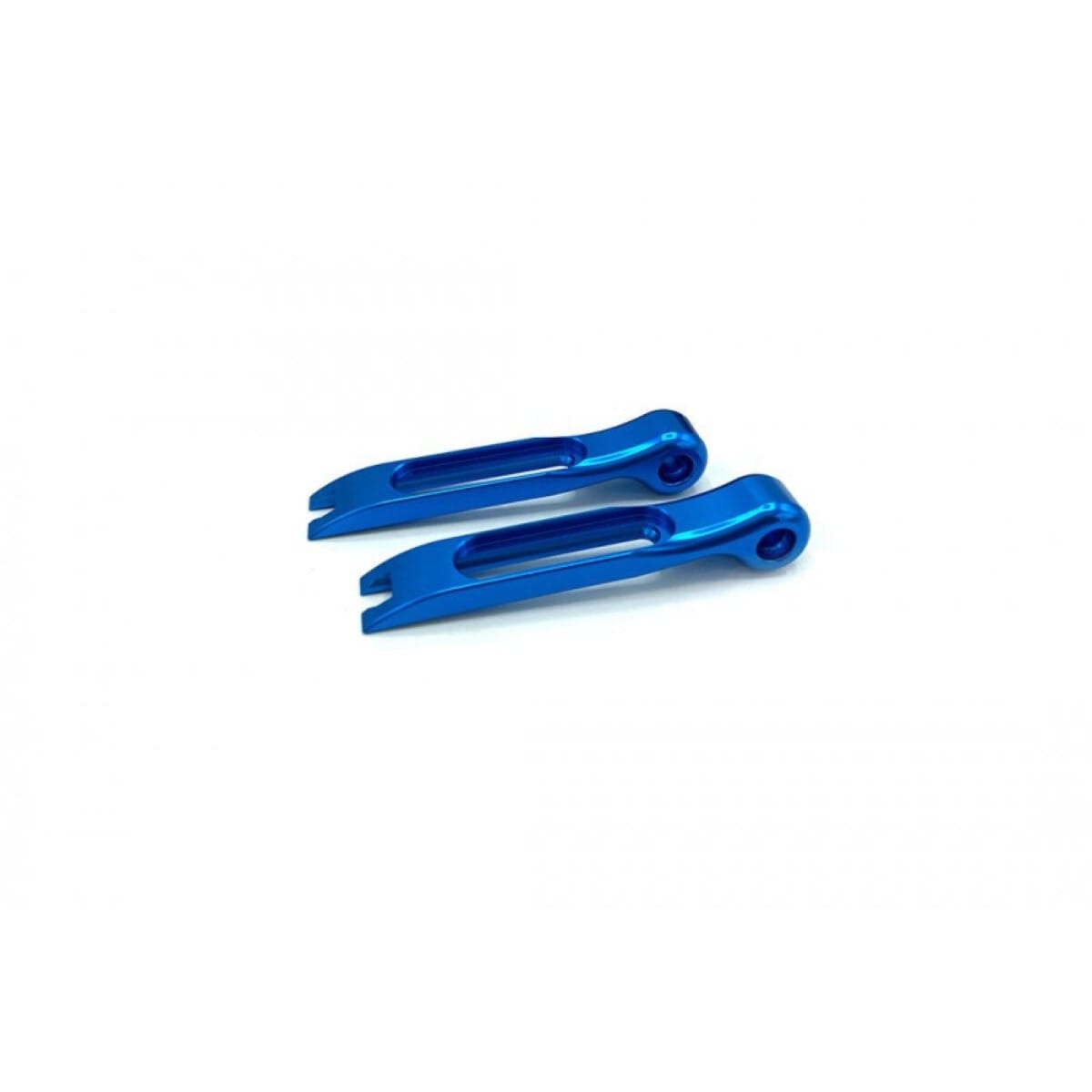 EMBOUTS COLORÉS POUR LEVIER EVO ALPHA RACING, BLEU ANODISE ALPHA TECHNIK