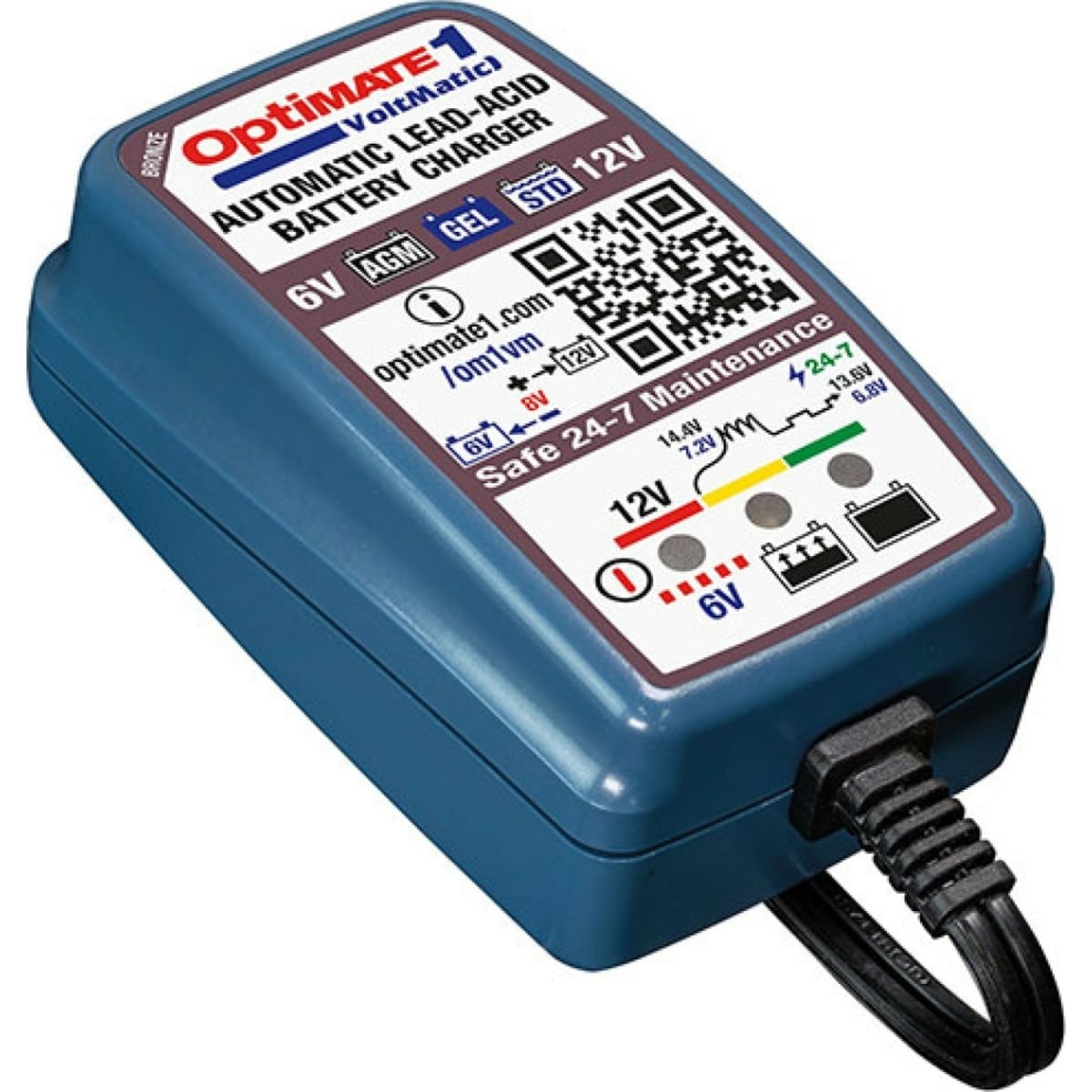 Chargeur De Batterie Tecmate Optimate 1 Global Chargeur Voltmatic TM-400-A