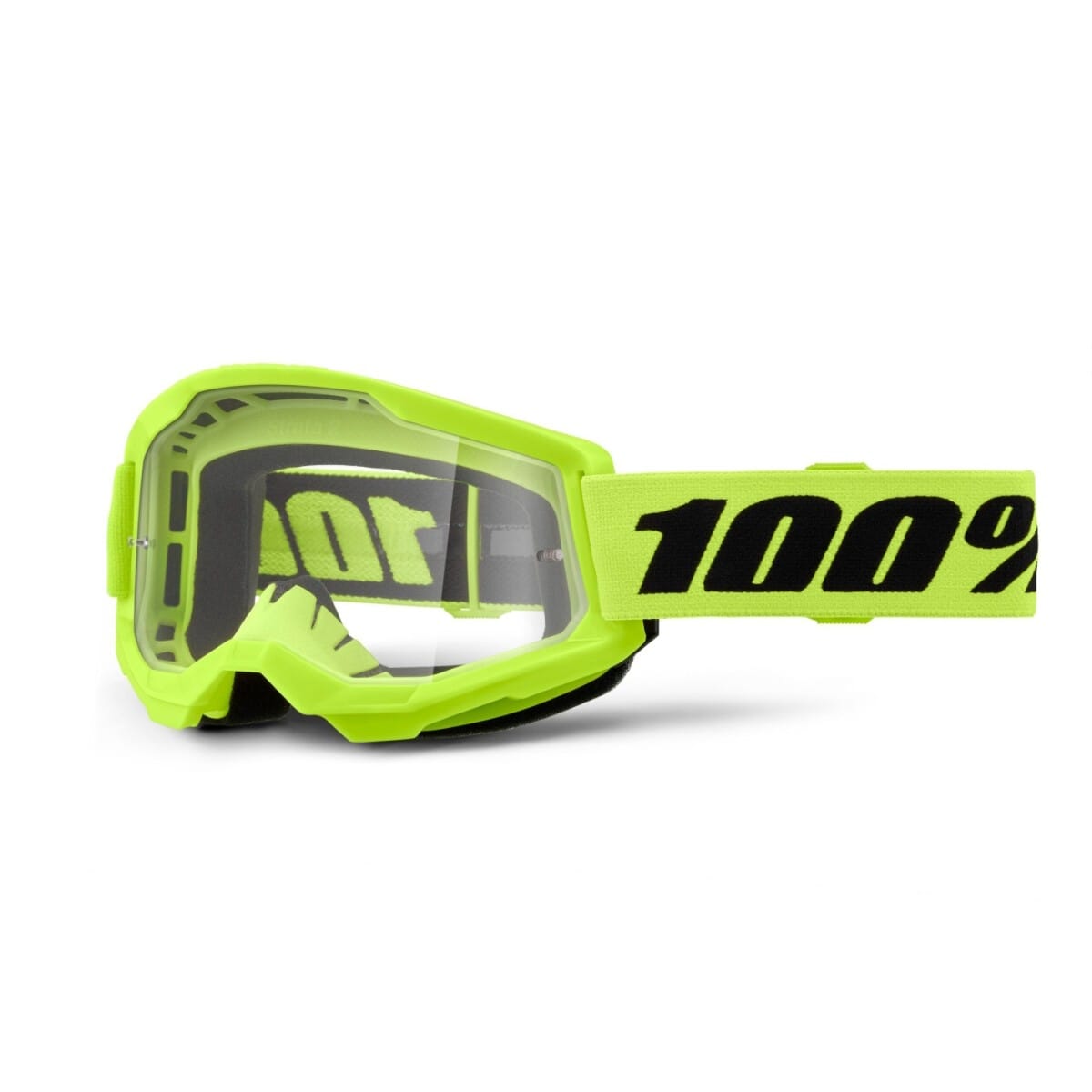 MASQUE 100% KID STRATA 2 JAUNE FLUO