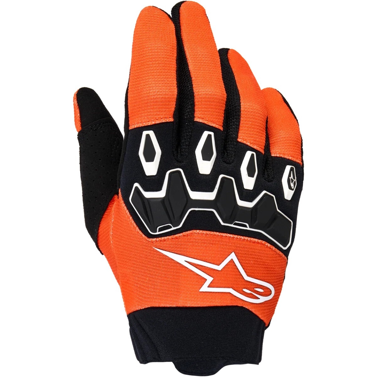 GANTS ALPINESTARS KID FULL BORE V2 MX26 L/ORANGE BLANC BLEU 421