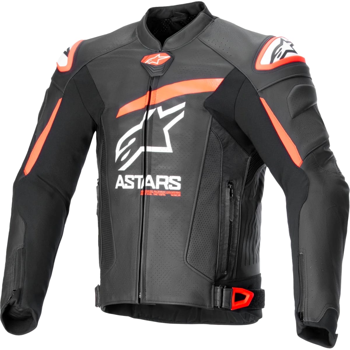BLOUSON ALPINESTARS GP PLUS R V4 AIRFLOW NOIR ROUGE FLUO BLANC / 48