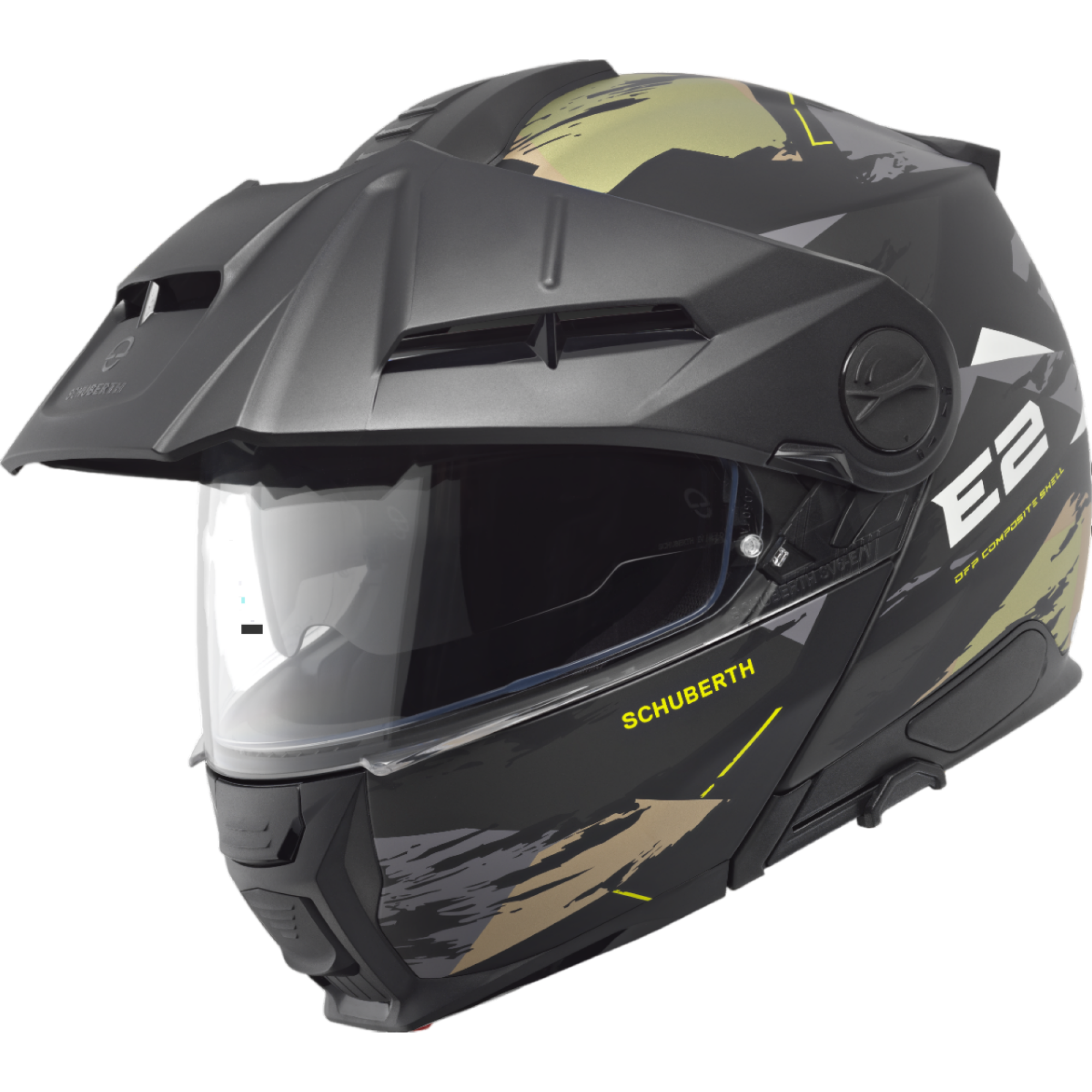 Casque Schuberth E2 Trail Vert Noir Mat - 3XL