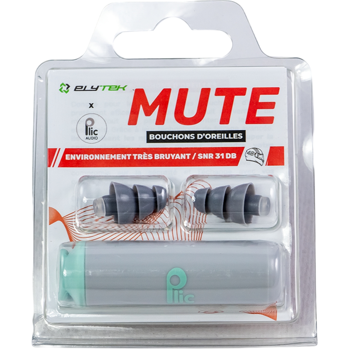 BOUCHONS D'OREILLES ELY'TEK PLIC MUTE 31DB