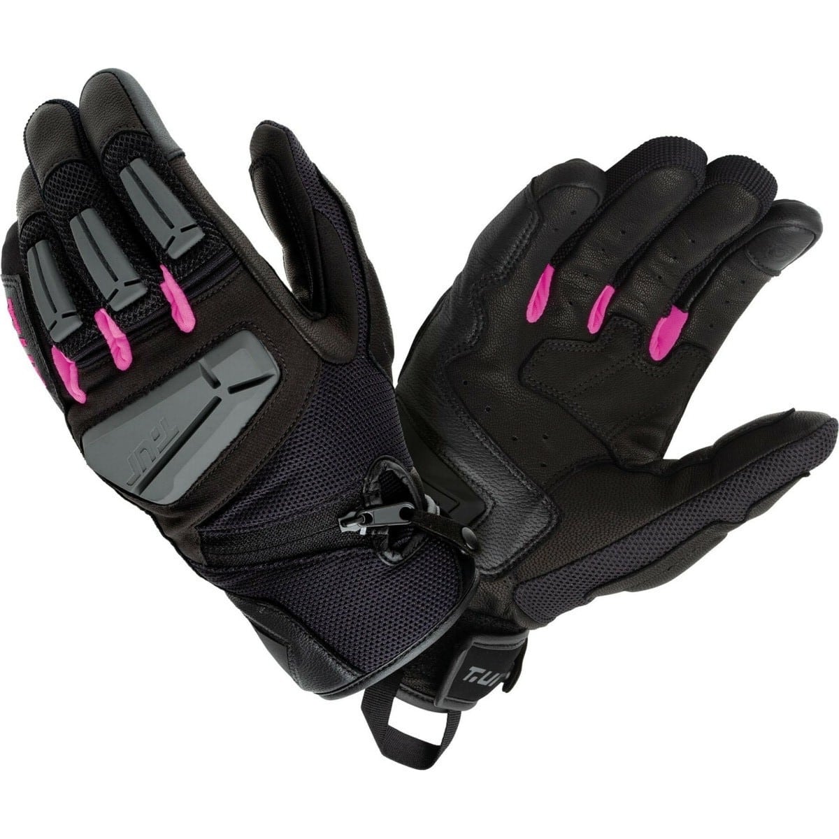 GANTS LADY T.UR G FOUR NOIR FUCHSIA / 2XL