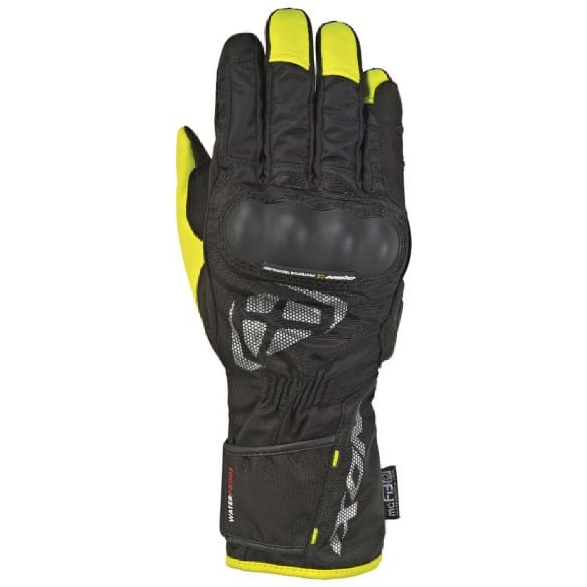 Gants Ixon Rs Tourer Noir Jaune Vif - 2XL