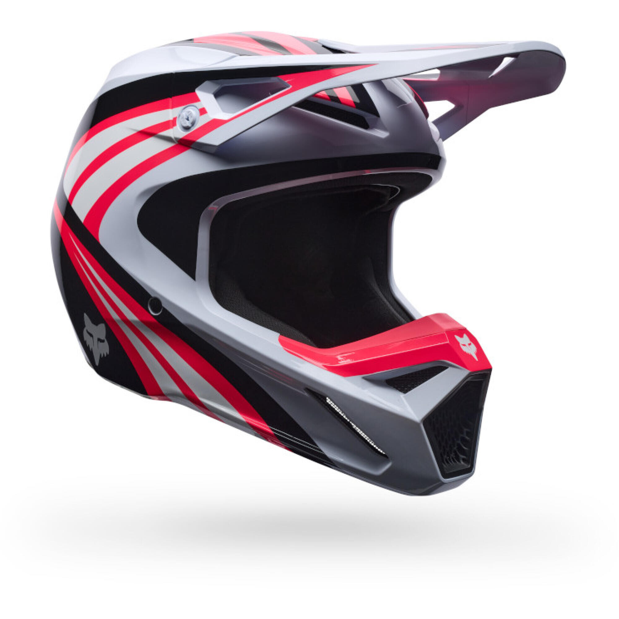Casque Cross Enfant Fox V1 Draft Blanc - L