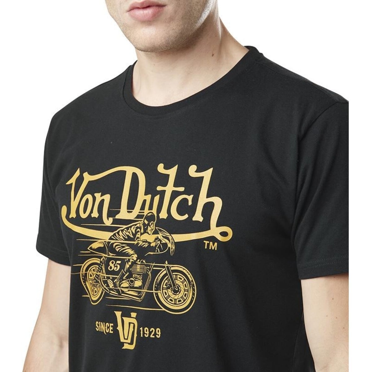 TSHIRT VON DUTCH BIKER 17 L/NOIR