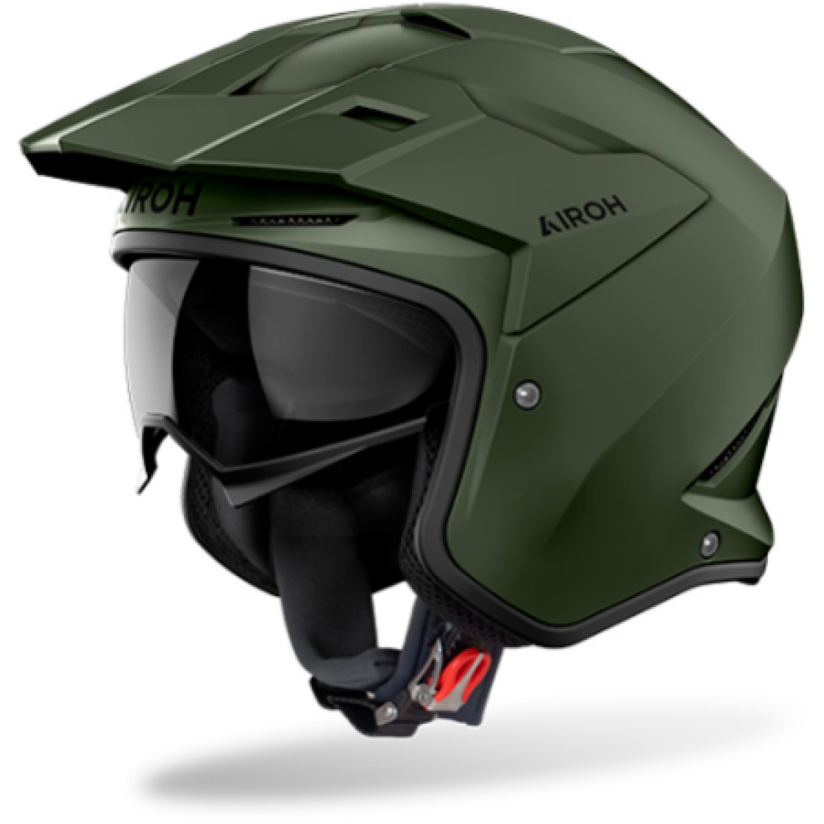 CASQUE AIROH KOMBAKT COLOR VERT MILITAIRE MAT / 2XL