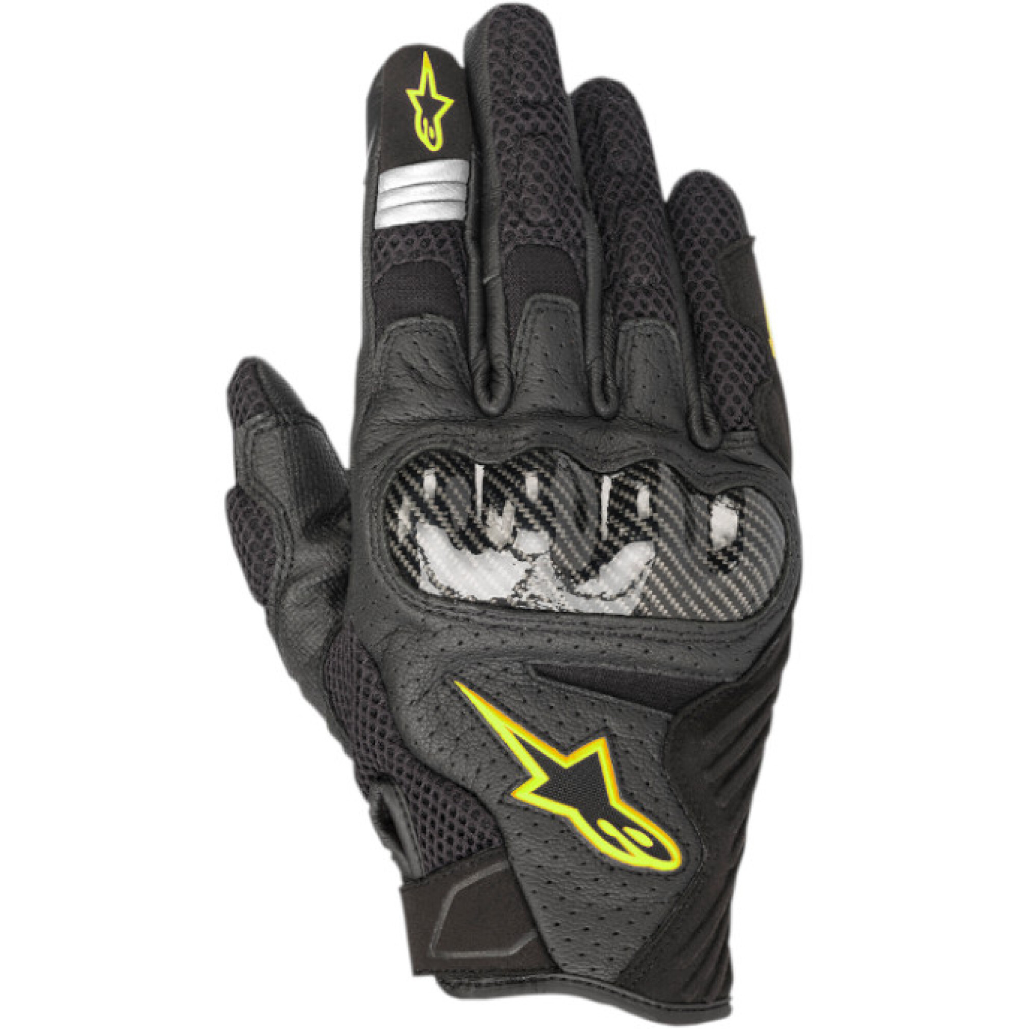 Gants Alpinestars SMX-1 Air V2 Noir Jaune Fluo - 2XL