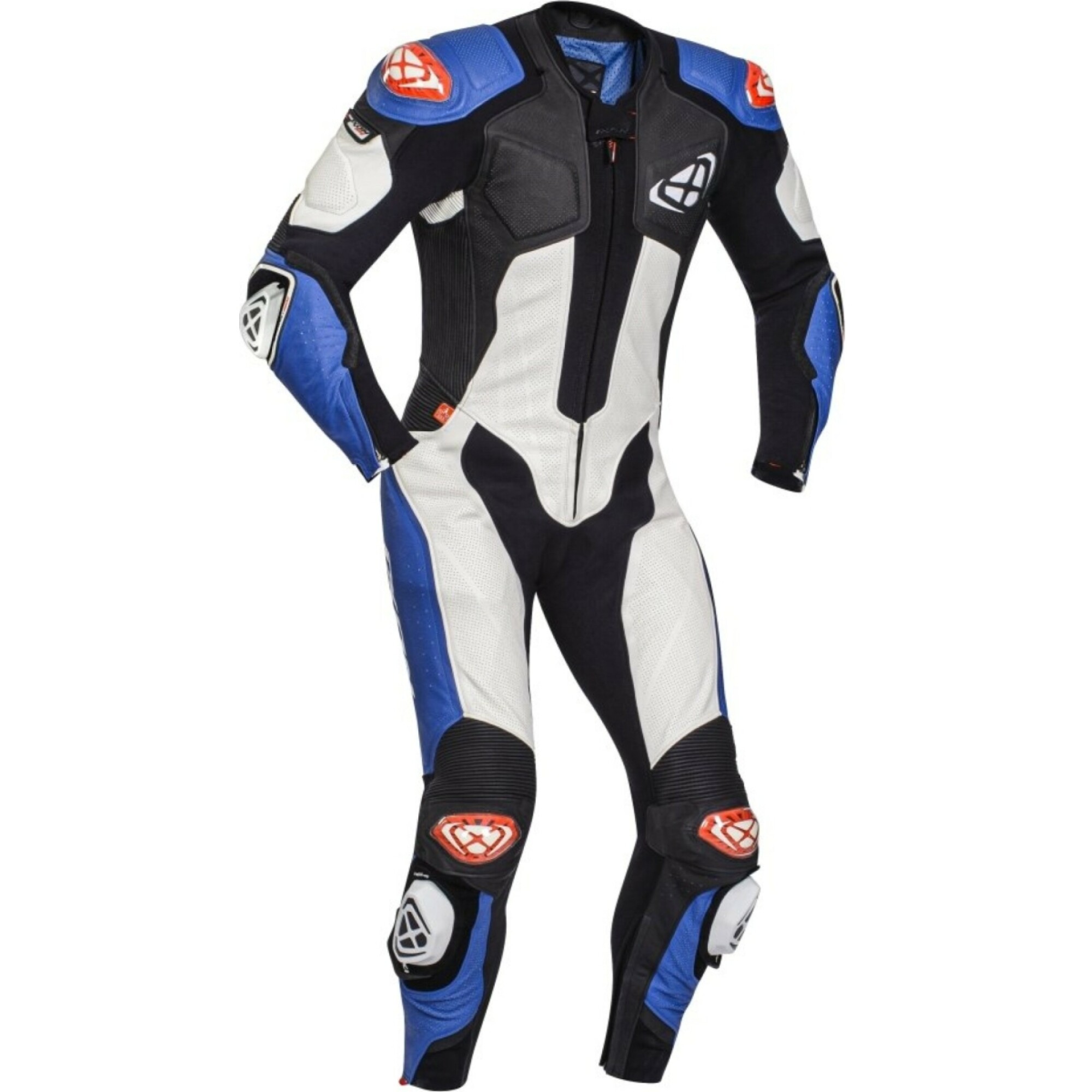 Combinaison Ixon Vendetta Evo Noir Blanc Bleu - 2XL