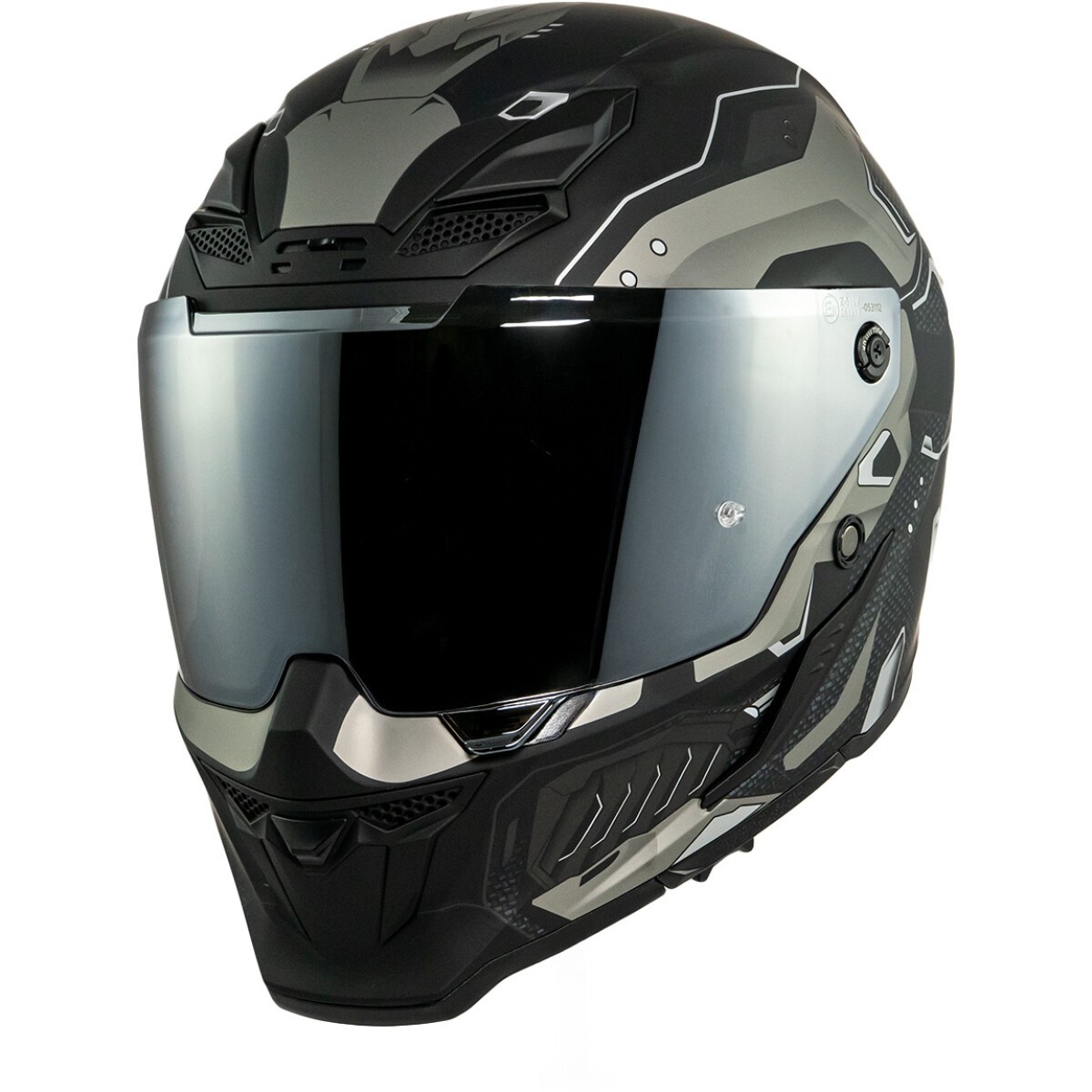 CASQUE KOKPIT FURIOZA BERSERK PREDISPOSE PINLOCK + ECRAN IRRDIUM L/ANTHRACITE MAT