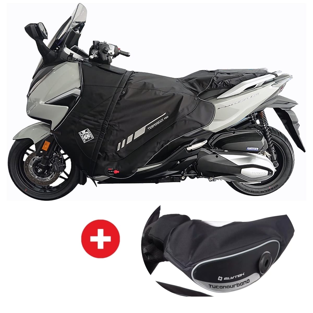 Pack Tucano Urbano Tablier R220 Pro + Manchons R333 Honda Forza 125/350 (2021-2022)