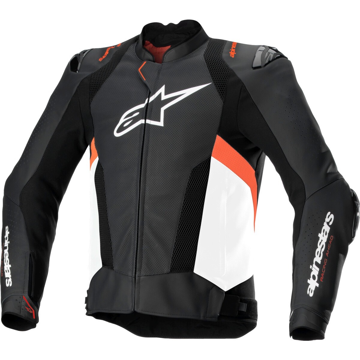 BLOUSON ALPINESTARS MISSILE V3 AIRFLOW NOIR BLANC ROUGE FLUO / 44