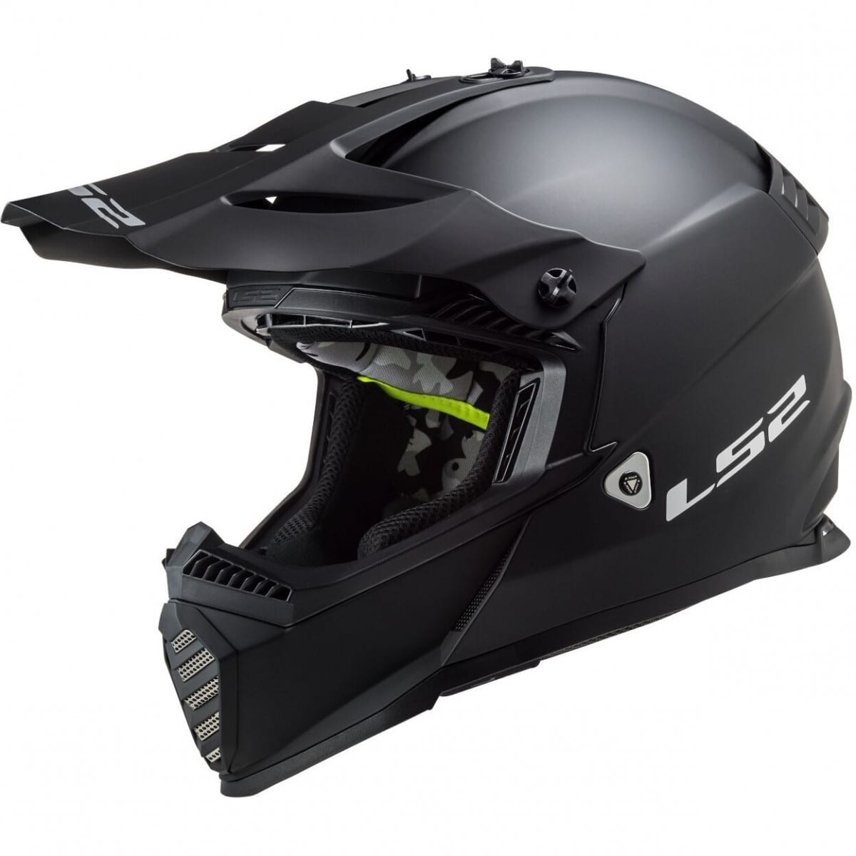 Casque Cross Enfant LS2 MX437 Fast Evo Mini Noir Mat / S