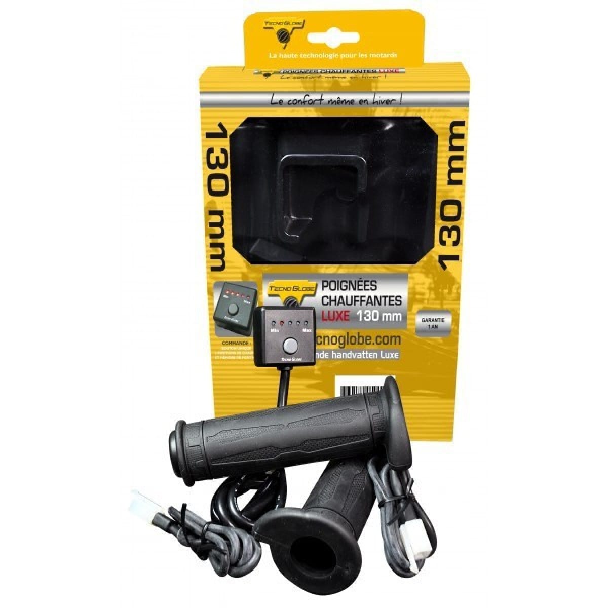 Poignées chauffantes Tecnoglobe Luxe 120mm