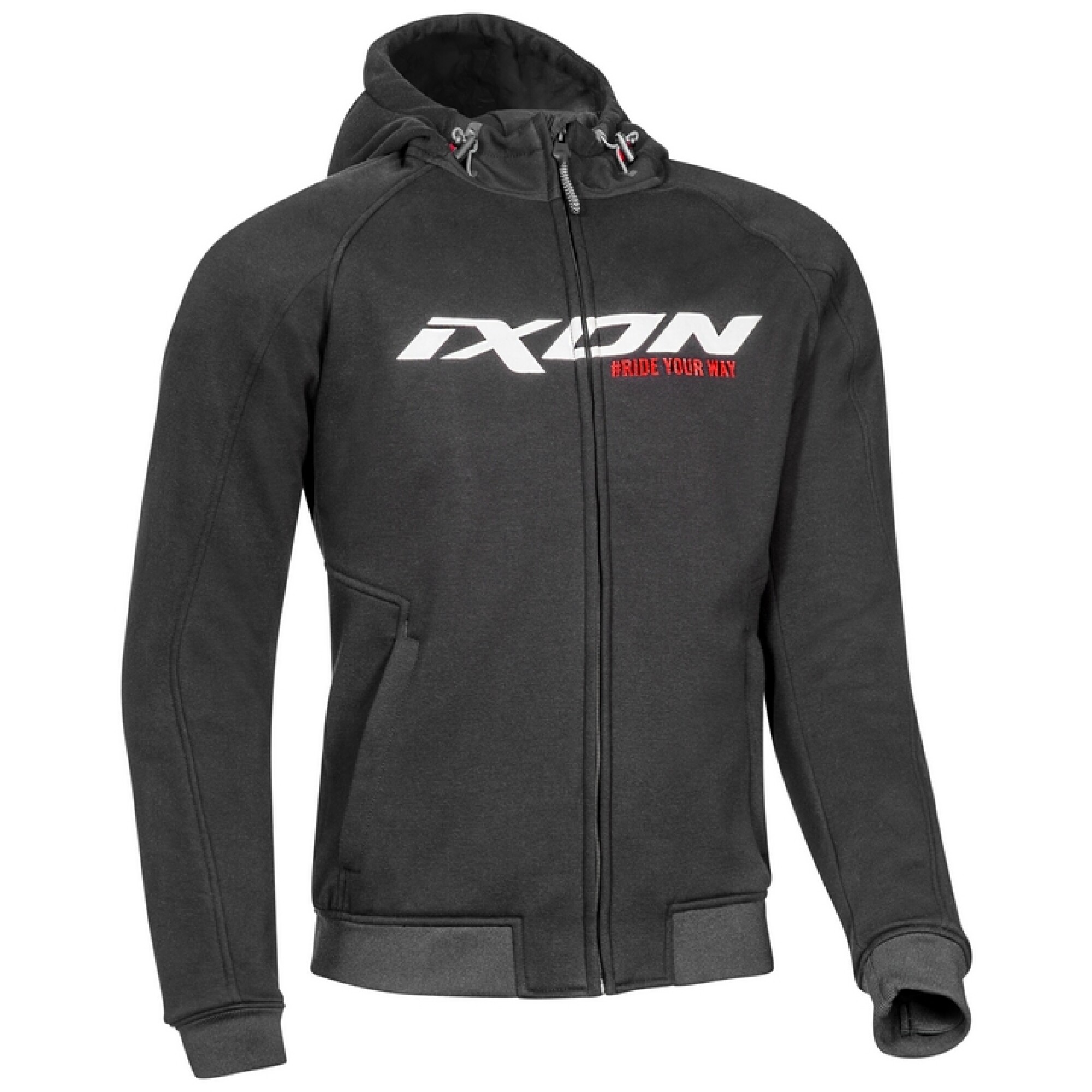 Sweat Ixon Palermo Noir Blanc Rouge - 2XL