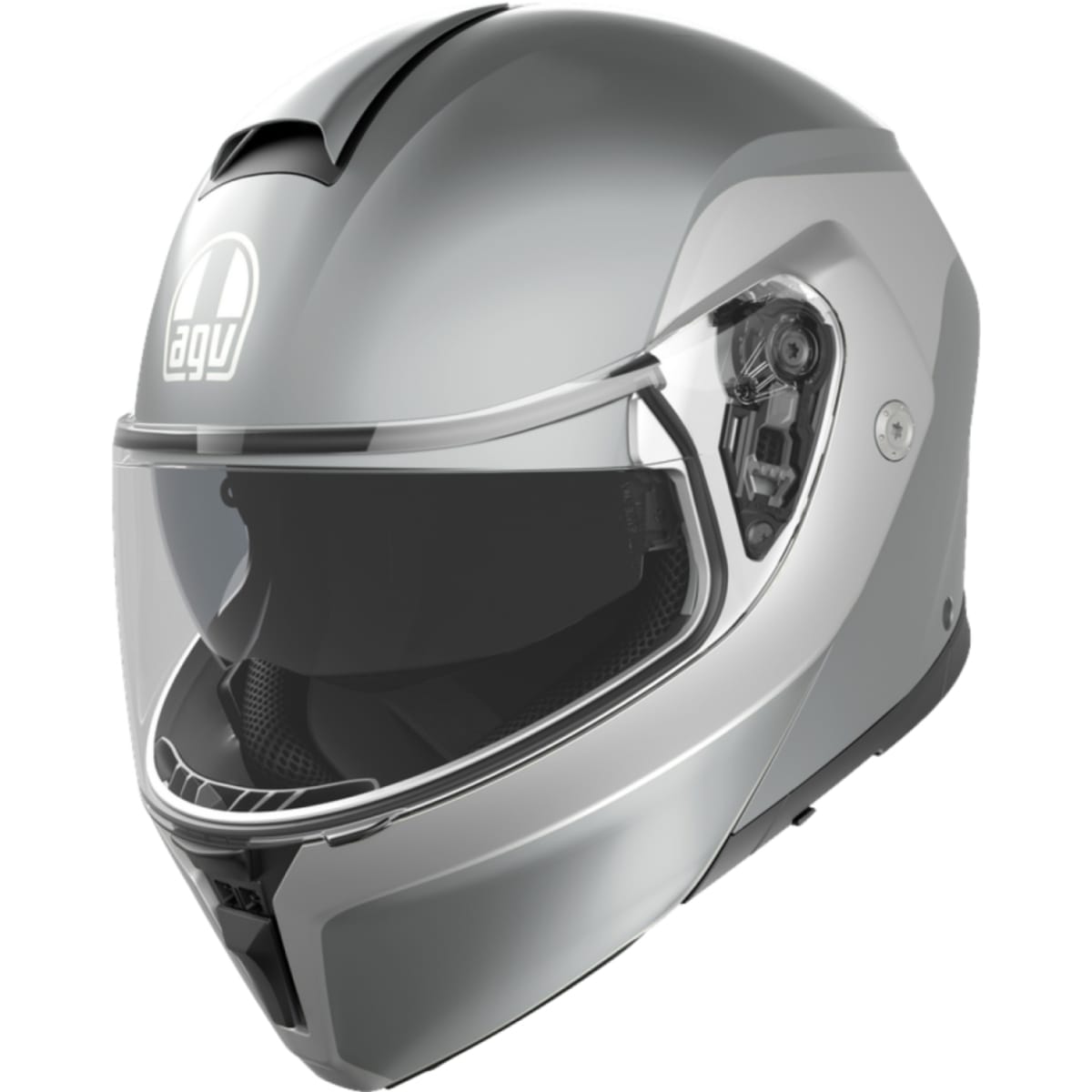 CASQUE AGV STREETMODULAR LEVICO GRIS CLAIR MAT / 2XL