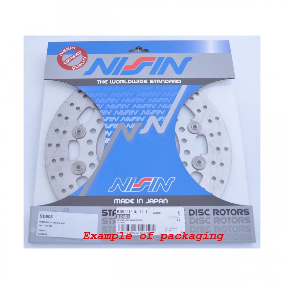 Disque De Frein Nissin Fixe Rond SD506R