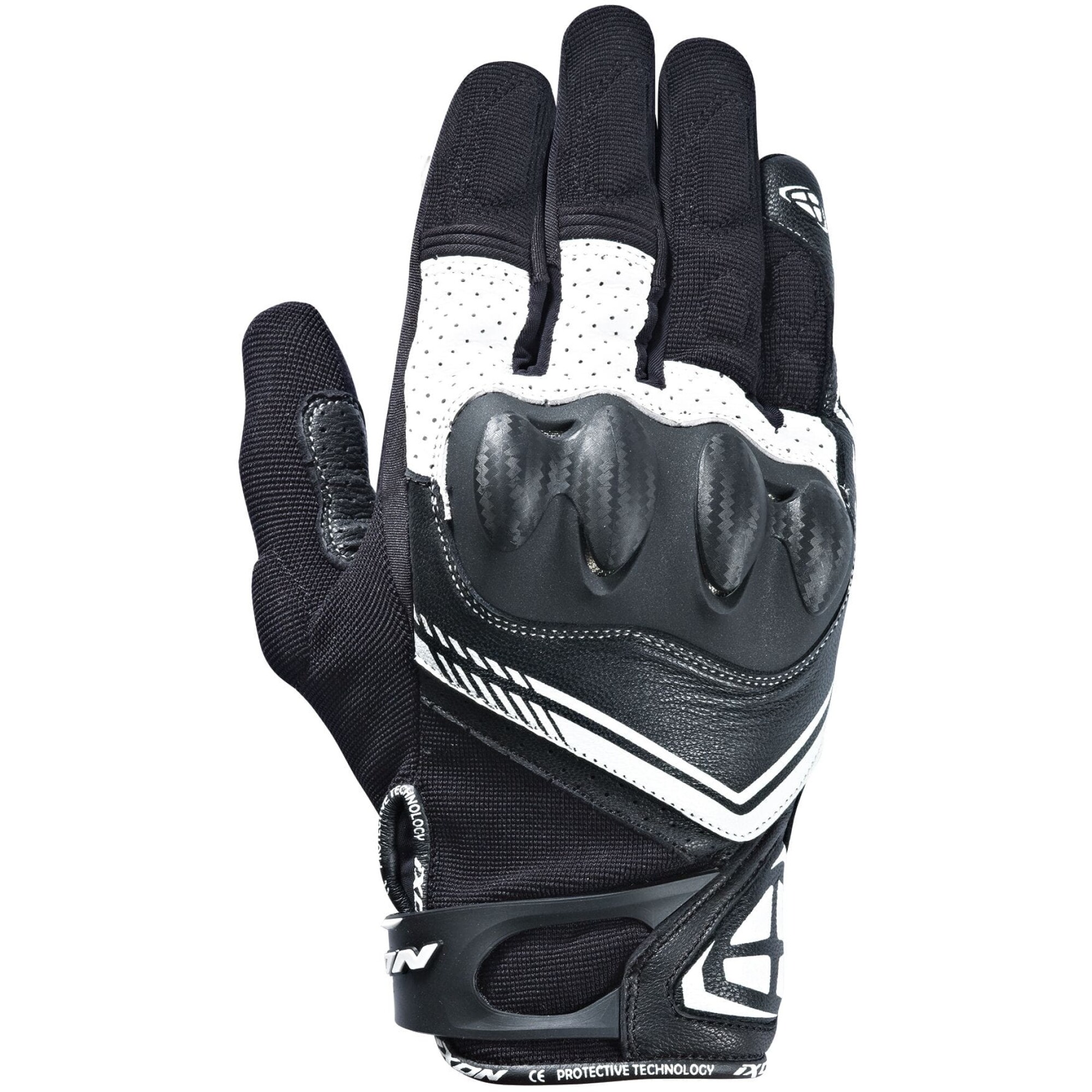 Gants Ixon RS Drift Noir Blanc - 2XL