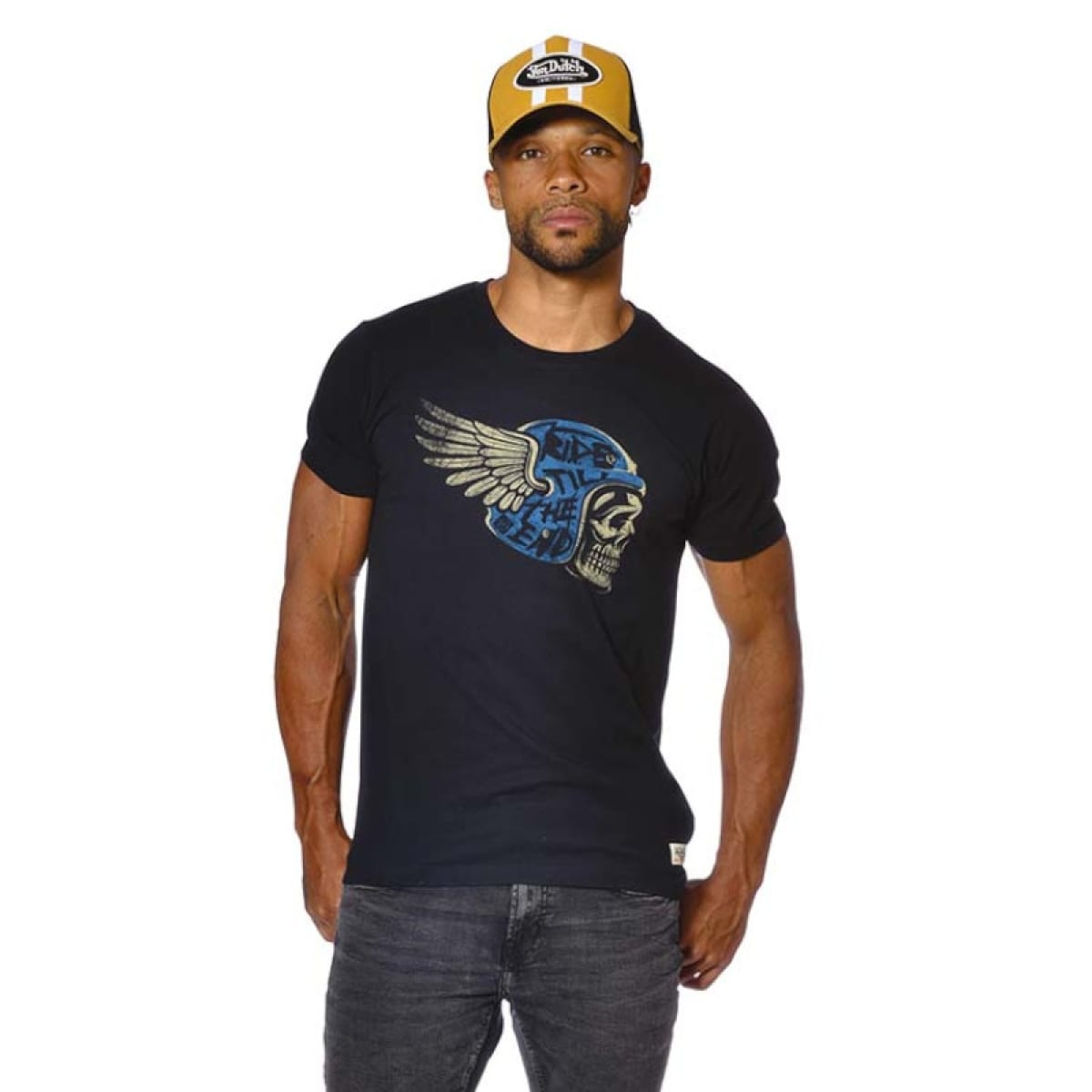 TSHIRT VON DUTCH END 01 L/NOIR