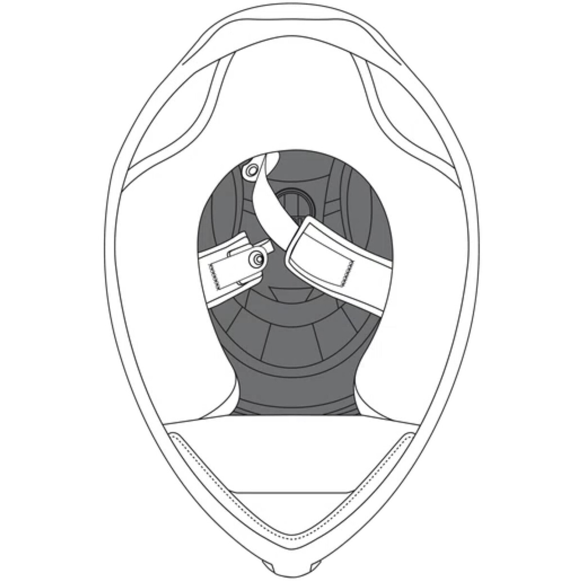 Coiffe De Casque AGV K5 S Neutral - 2XL