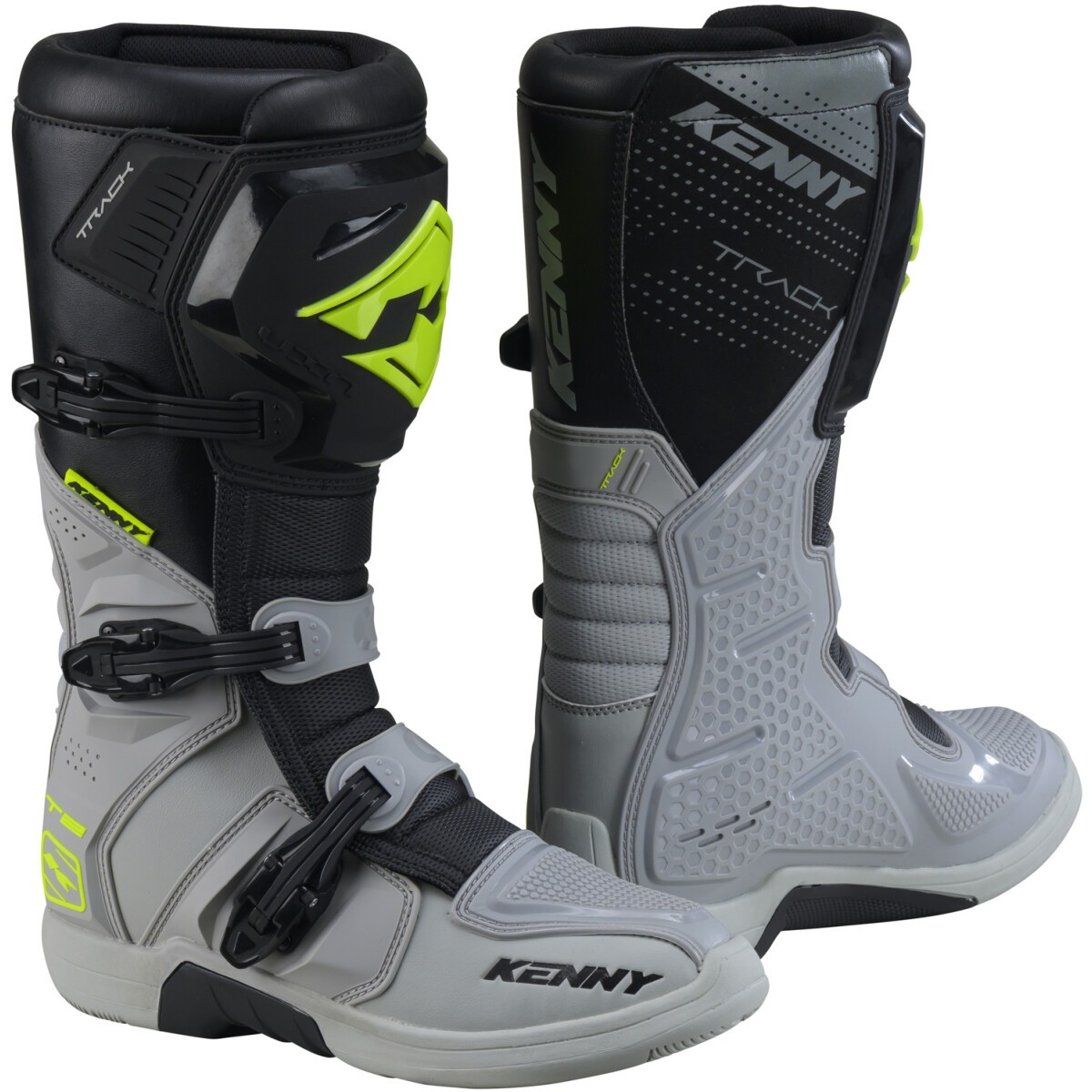 BOTTES CROSS KENNY T2 TRACK GRIS NOIR / 42