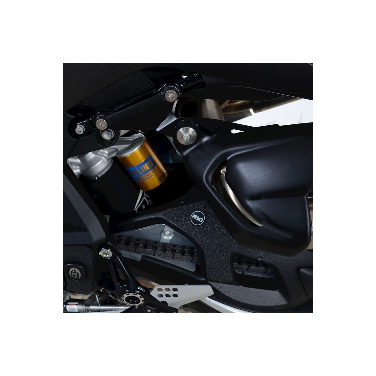 Kit Protection De Cadre R&G Racing 3 Pièces MV Agusta Brutale 1000RR Noir