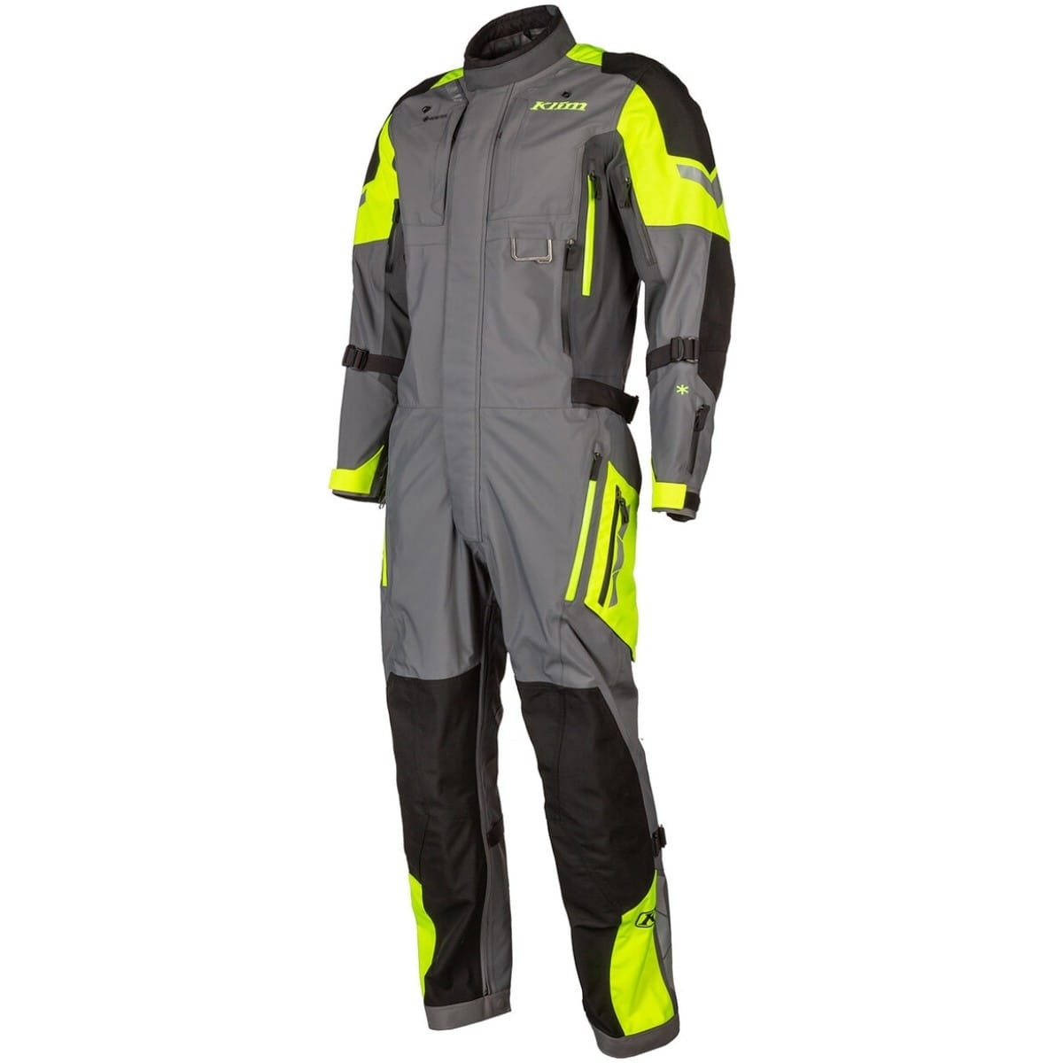 COMBINAISON DE PLUIE KLIM HARDRANGER GRIS JAUNE FLUO / S