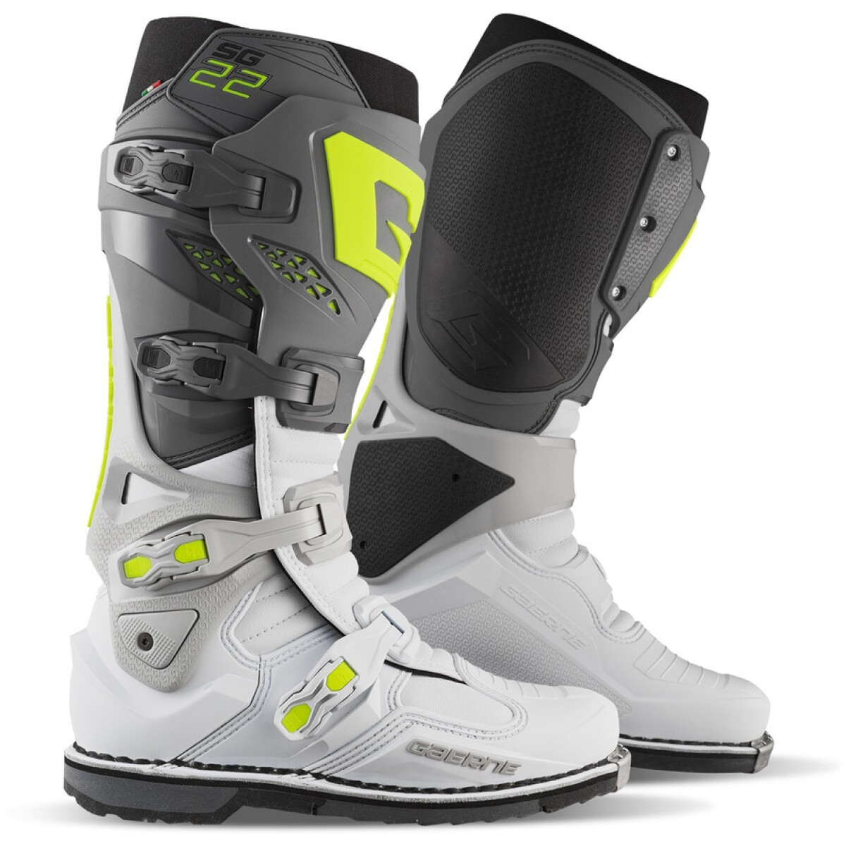 BOTTES GAERNE SG22 41/ANTHRACITE BLANC GRIS