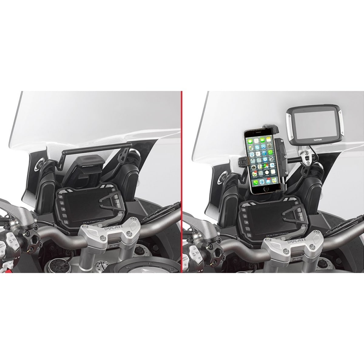 Châssis De Support GPS Givi Ducati Multi Enduro 2016