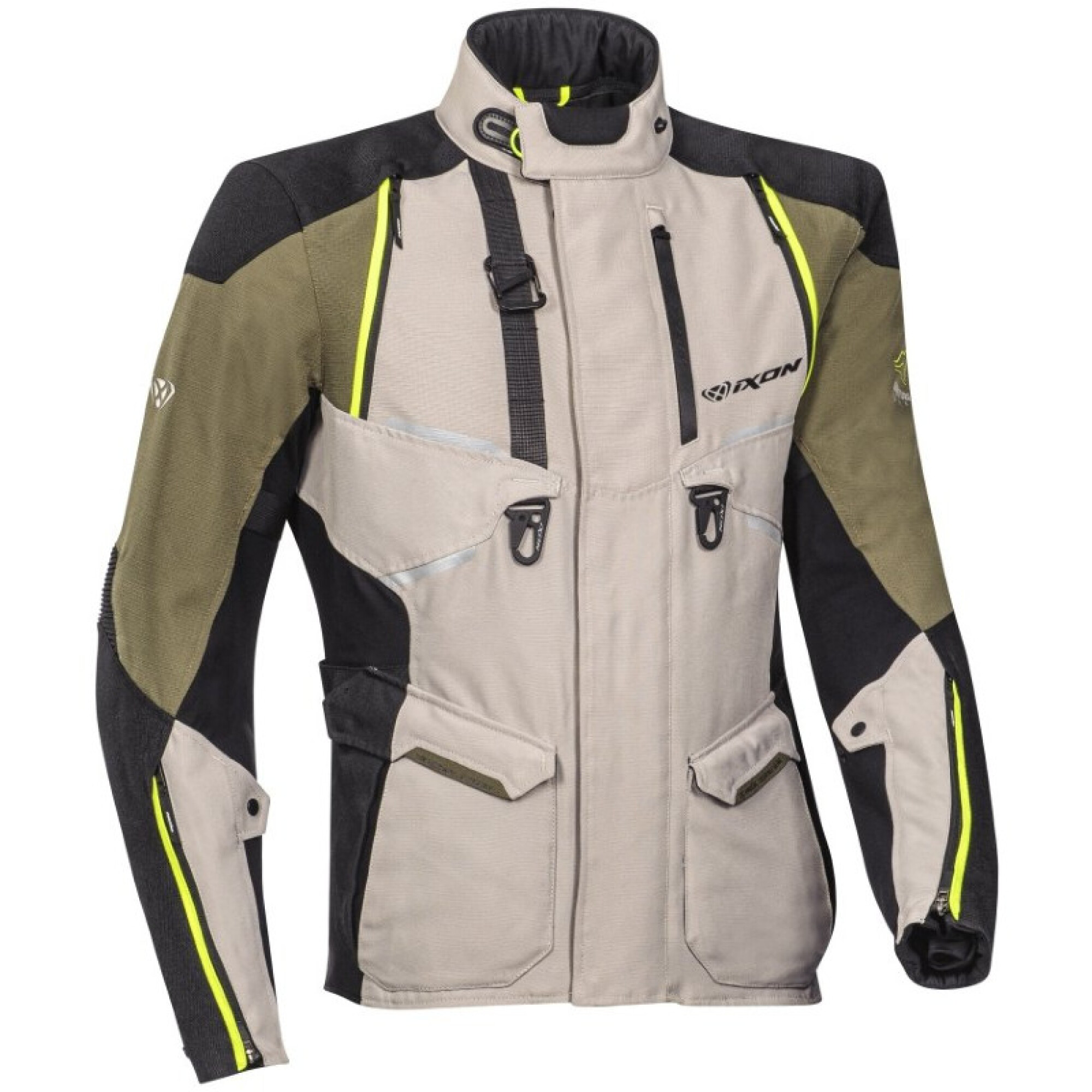 Veste Ixon Eddas X-Dry Grège Kaki Noir - 2XL