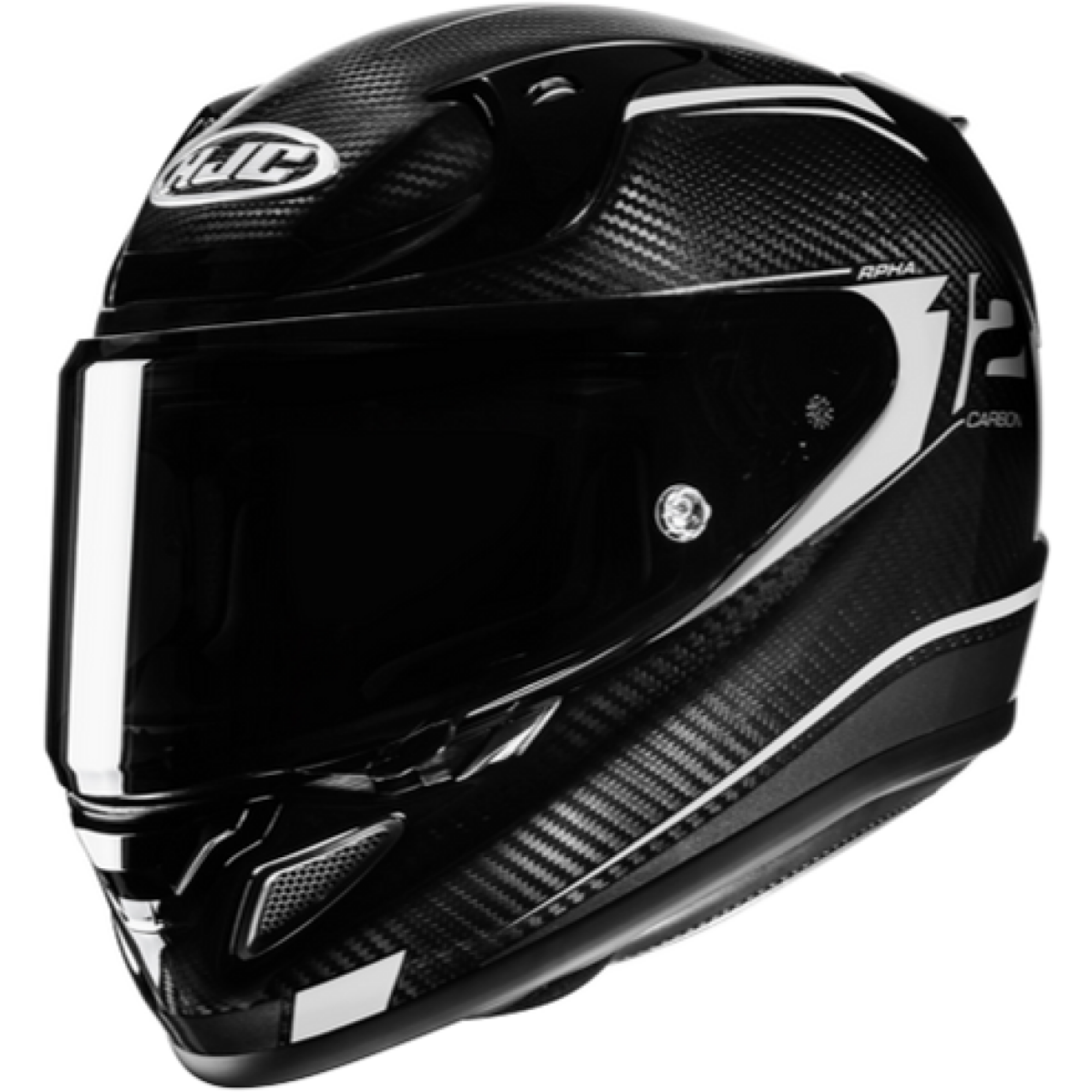 Casque HJC RPHA 12 Carbon Keres Noir Gris - L
