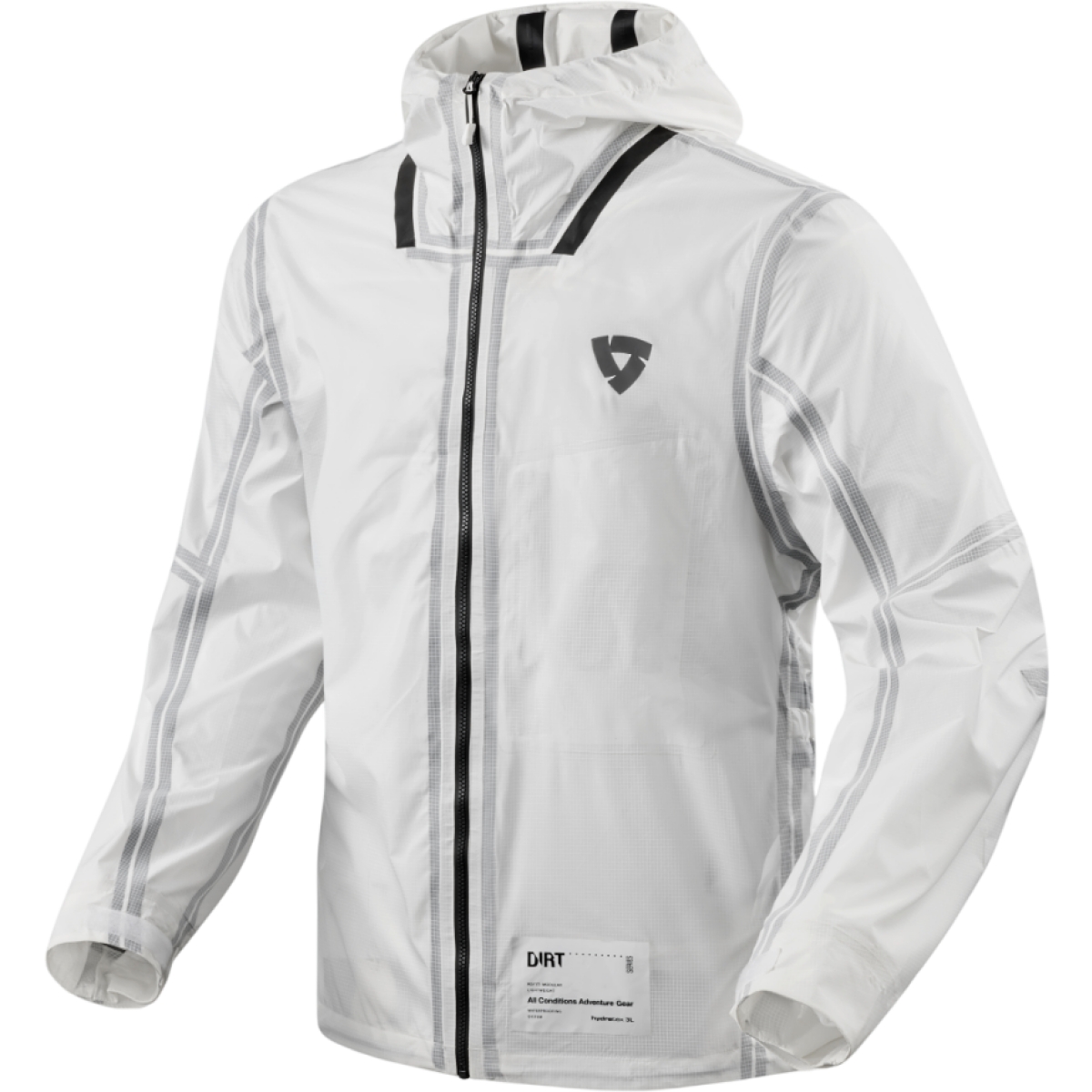 VESTE DE PLUIE CROSS REV'IT BARRIER 2 H2O BLANC / 2XL