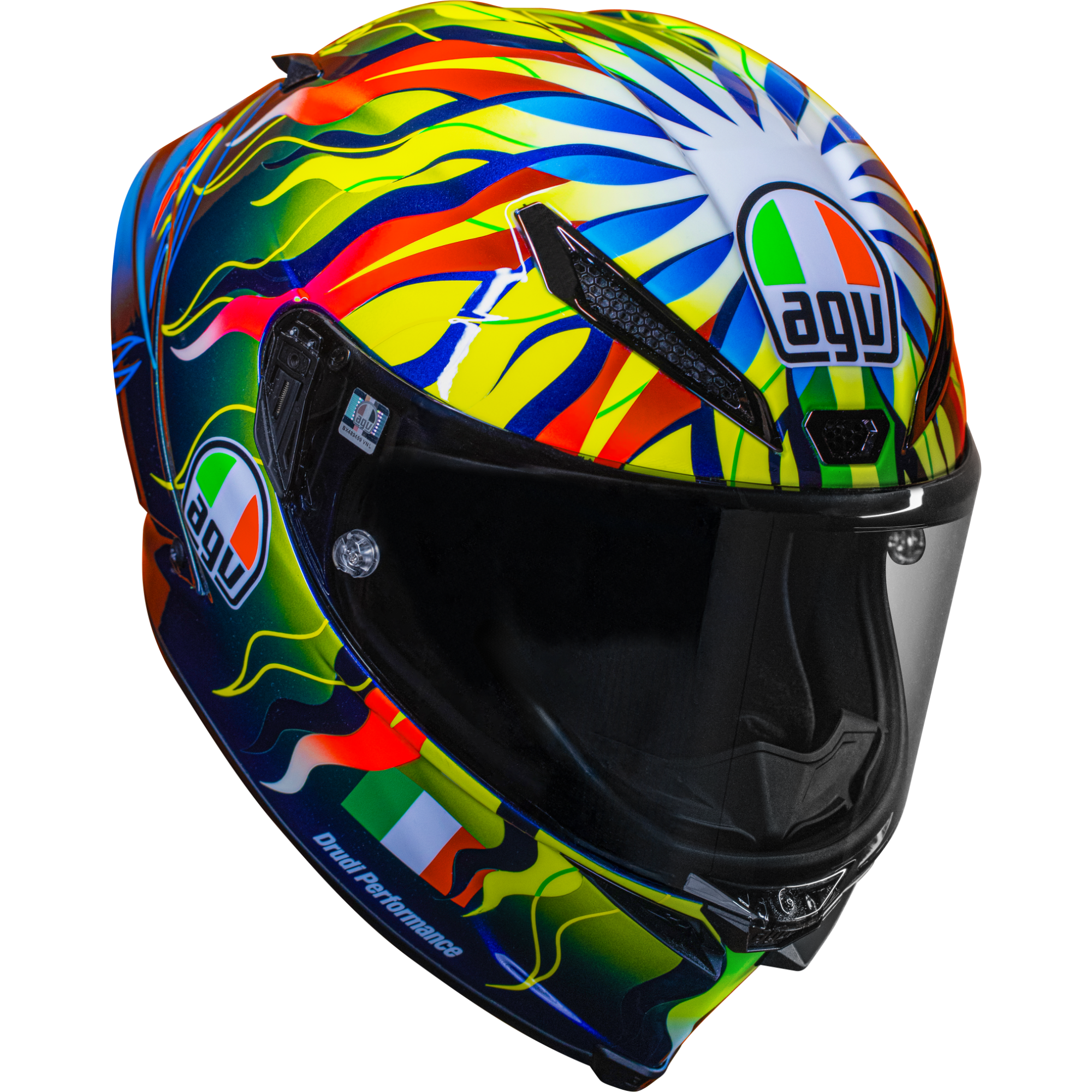 Casque AGV Pista GP RR Replica Rossi Soleluna 2025 - L