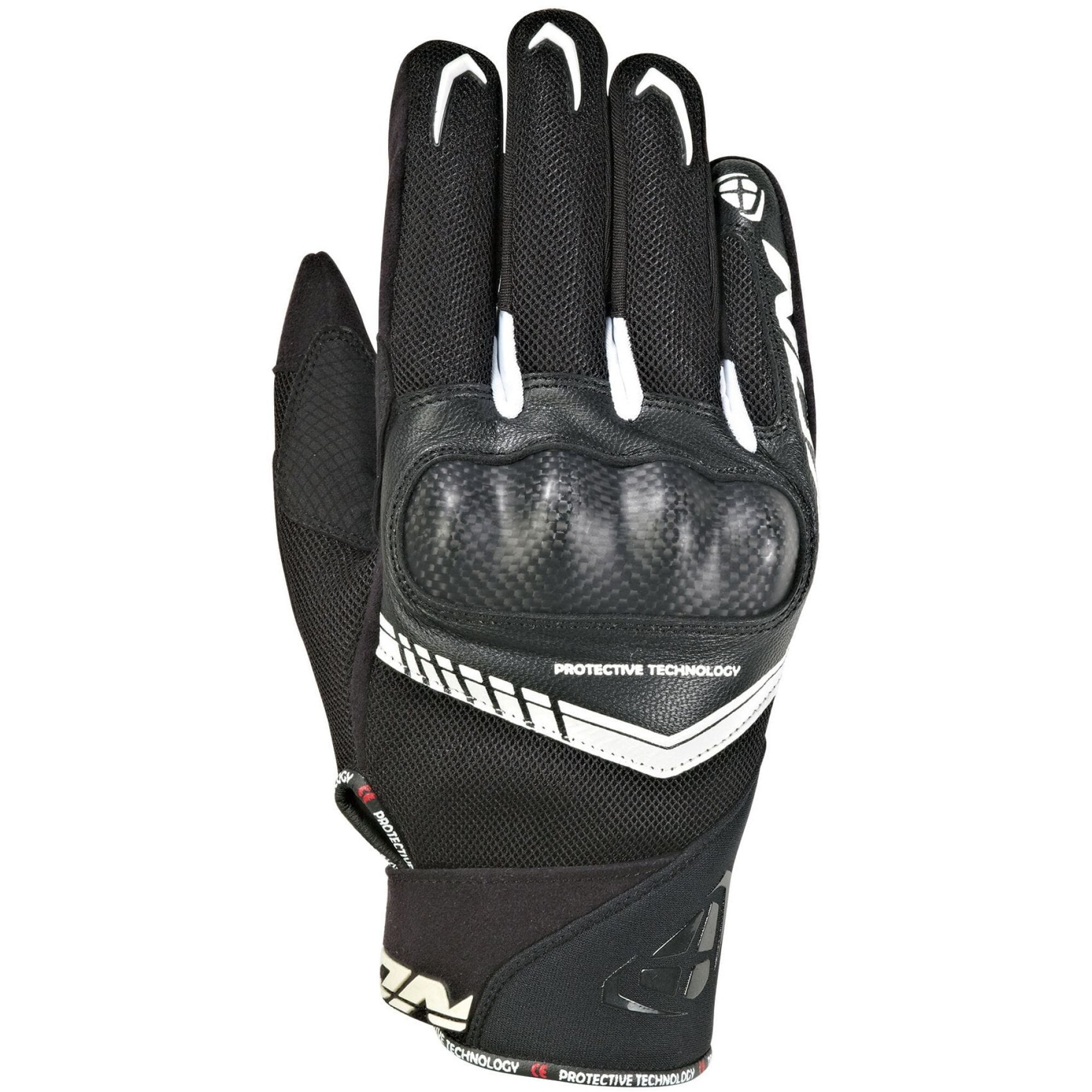 Gants Ixon RS Loop 2 Noir Blanc - 2XL