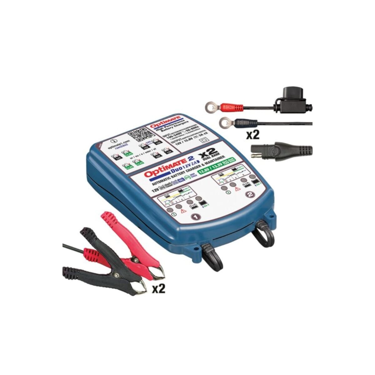 Chargeur De Batterie Tecmate Optimate 2 Duo TM570