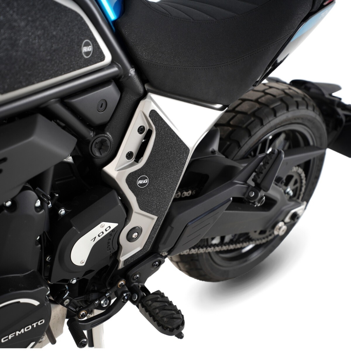 ADHÉSIFS ANTI-FROTTEMENT R&amp;G RACING NOIR 1124582