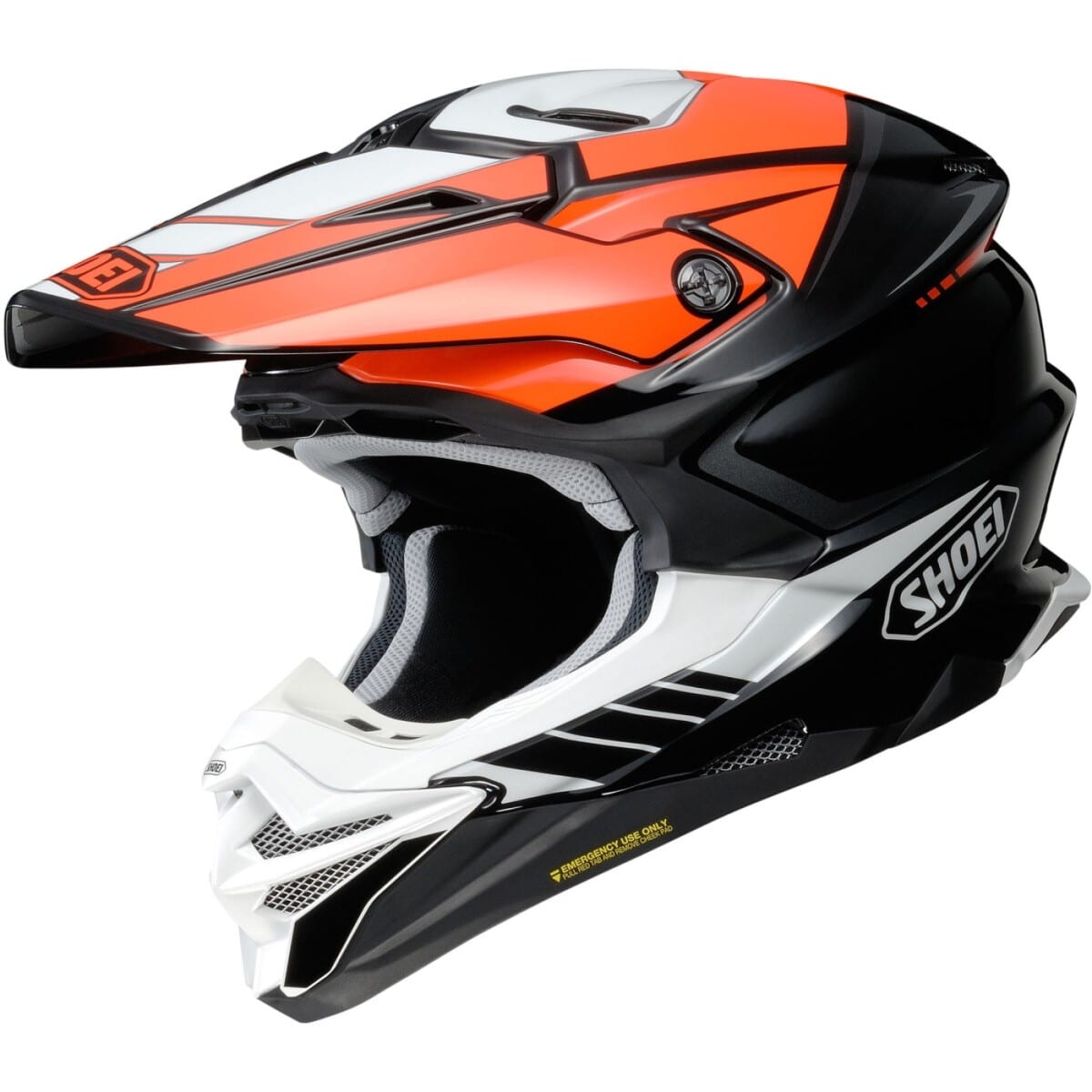 CASQUE CROSS SHOEI VFX-WR JAMMER TC-8 ORANGE NOIR / L