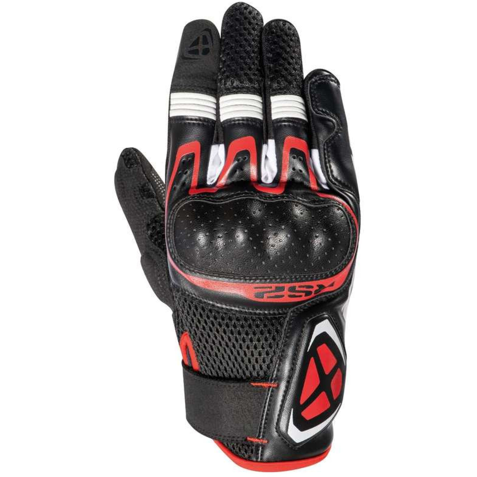 Gants Ixon RS2 Noir Blanc Rouge - 2XL