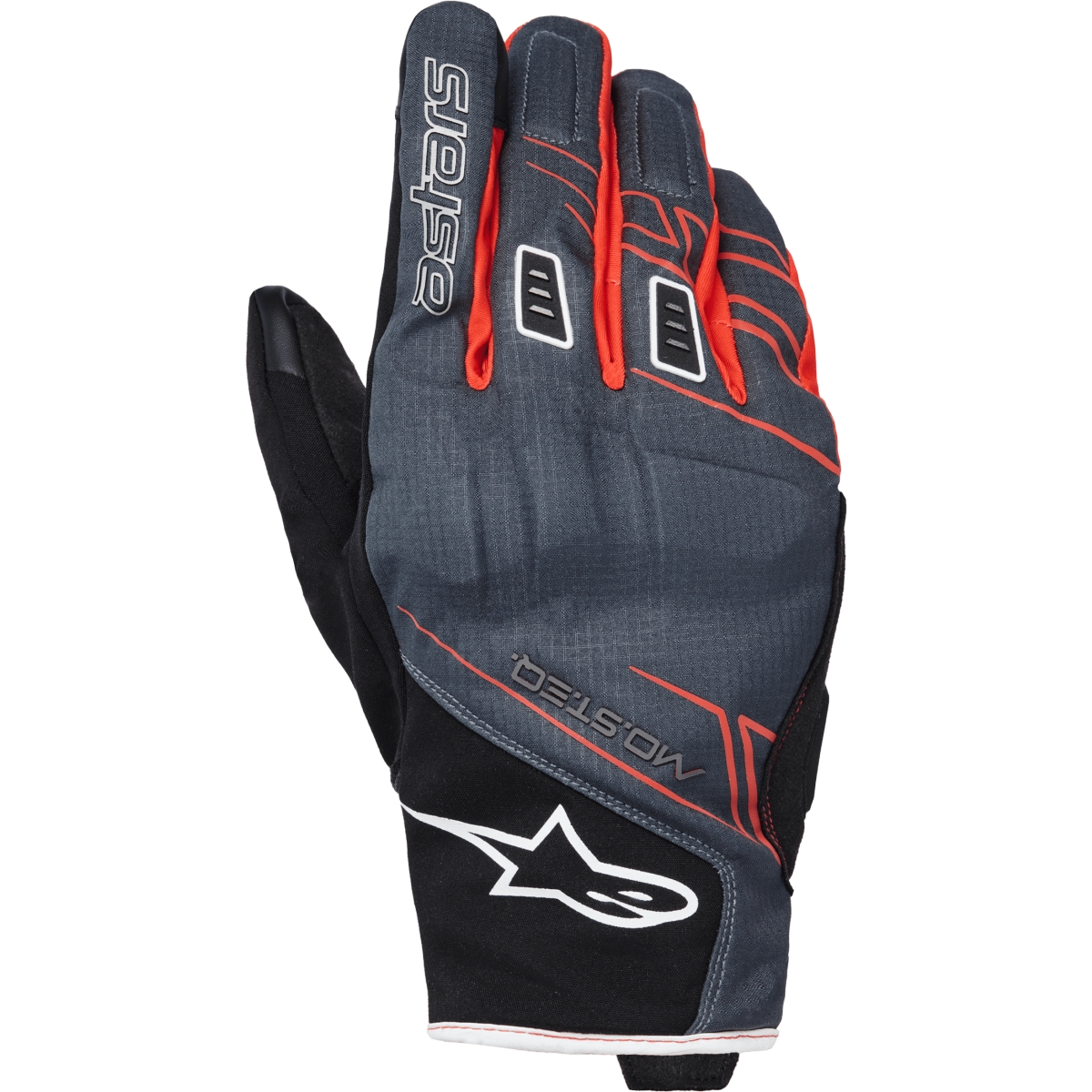 GANTS ALPINESTARS MOBLAST WP NOIR ANTHRACITE ORANGE / L