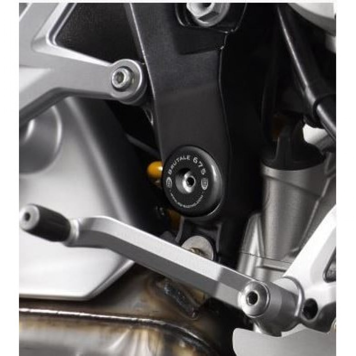 Insert De Cadre Gauche (Bas) R&G Racing Noir MV Agusta 1090