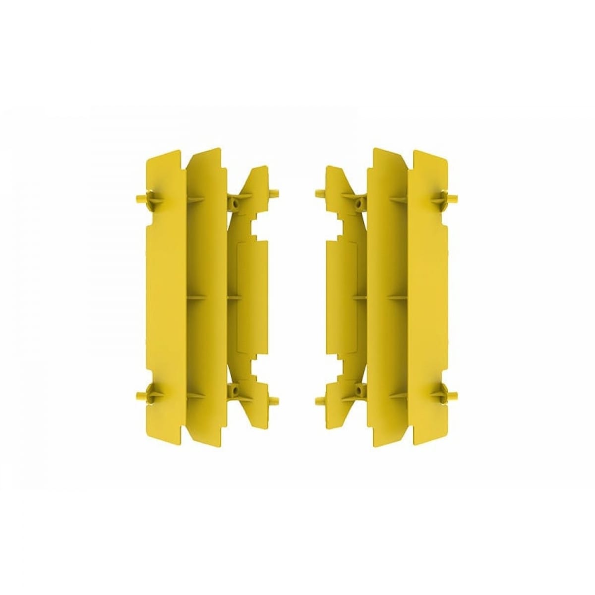 Cache Radiateur Polisport Jaune Suzuki