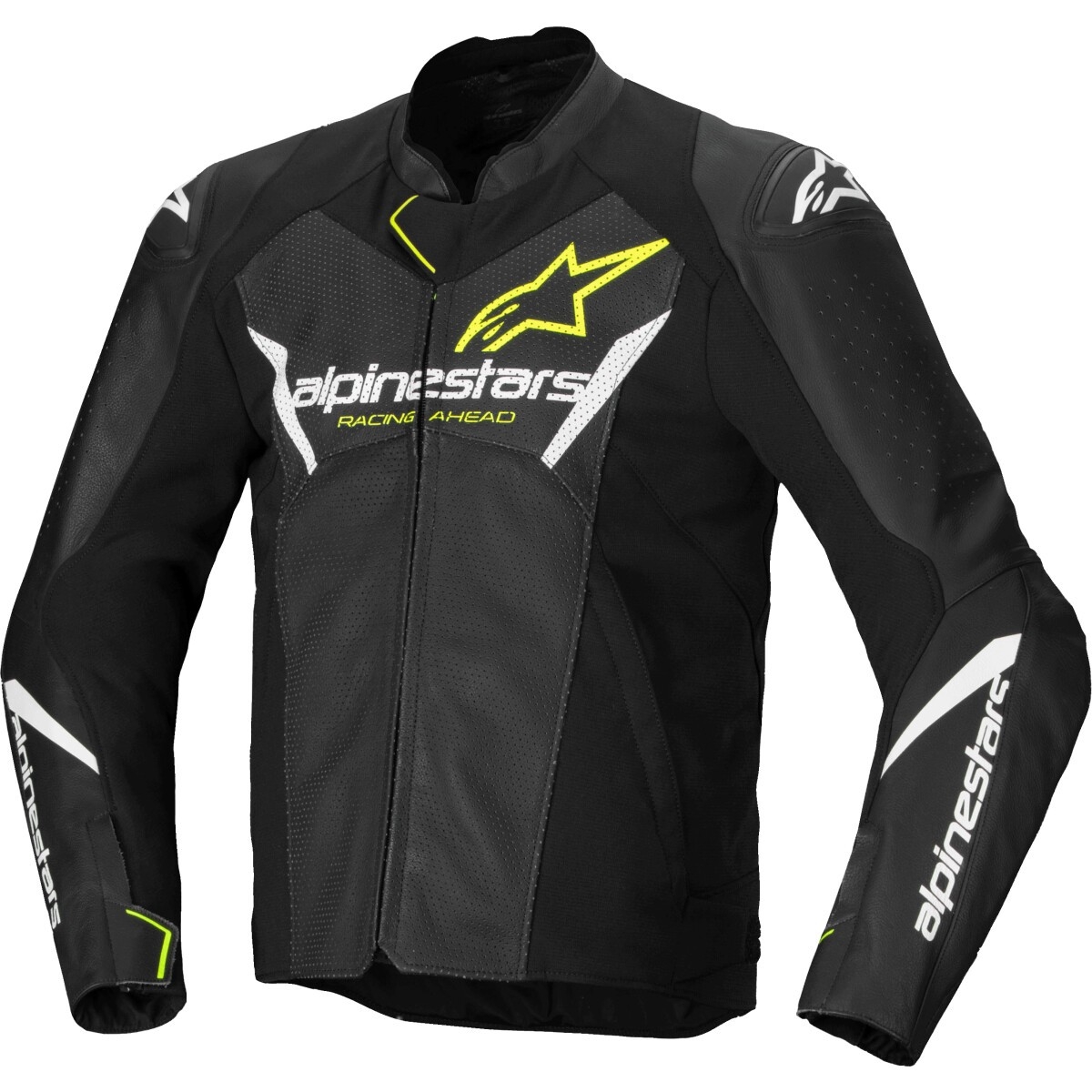 BLOUSON ALPINESTARS FASTER V3 AIRFLOW NOIR BLANC JAUNE FLUO / 46