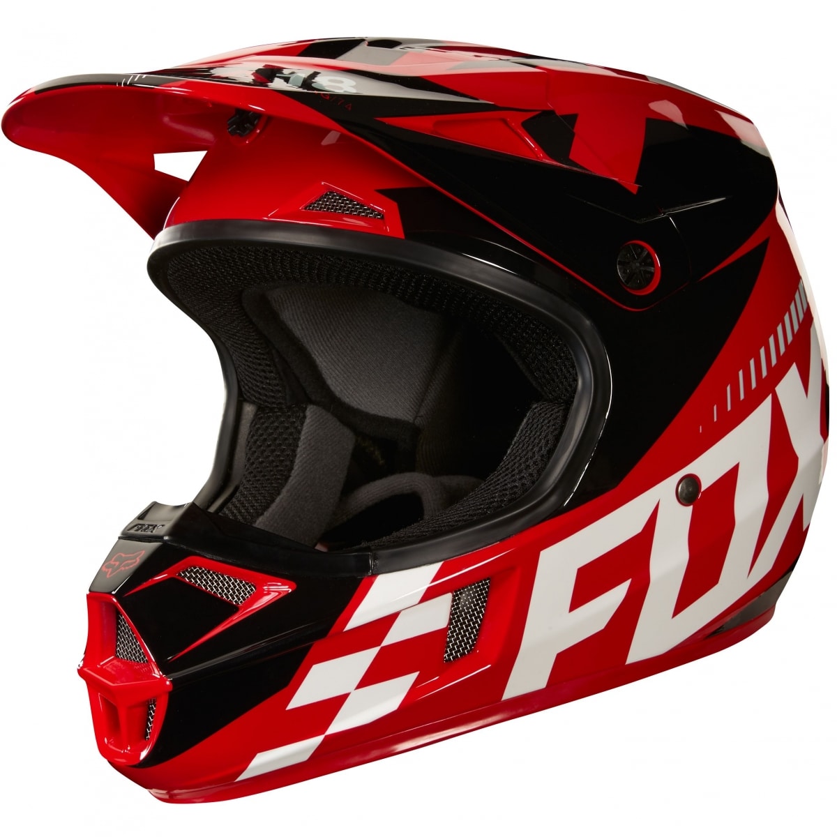 Casque Fox V1 Kid Sayak Rouge