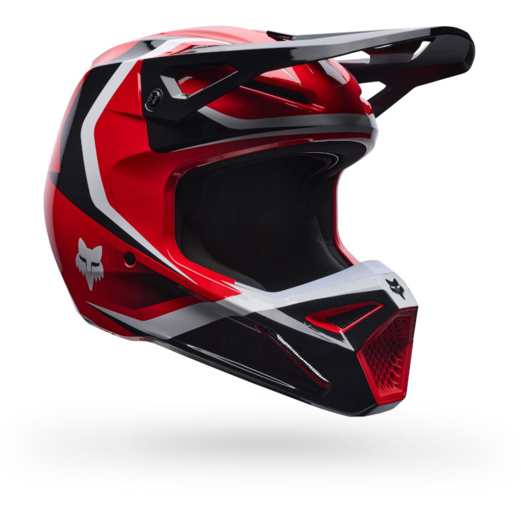 Casque Cross Enfant Fox V1 Frame Rouge - L