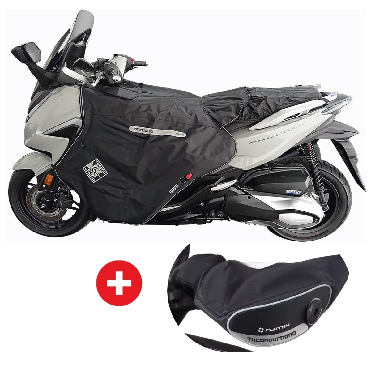 Pack Tucano Urbano Tablier R220 + Manchons R333 Honda Forza 125/350 (2021-2022)