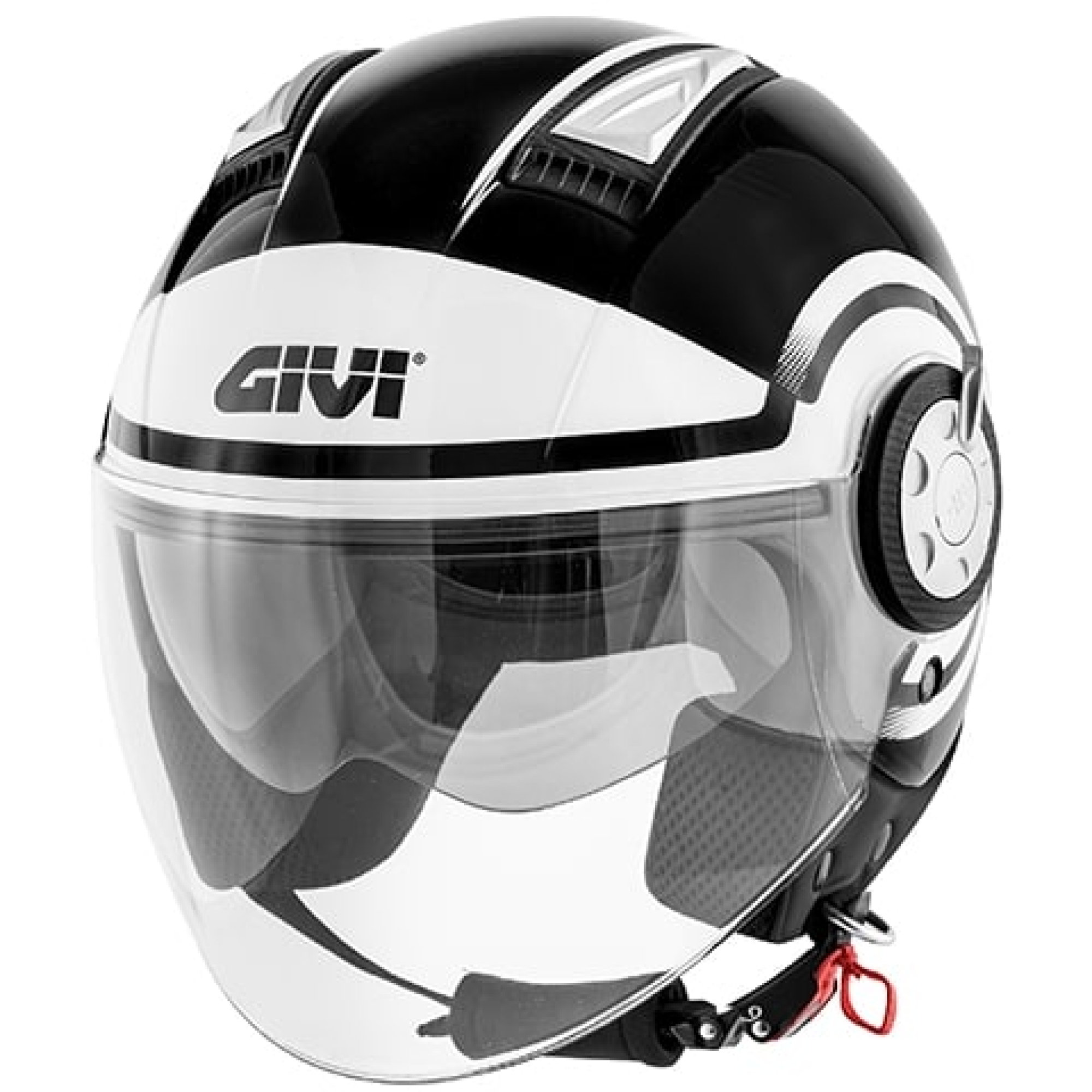 Casque Givi 11.1 Air Jet-R Round Noir Blanc - L