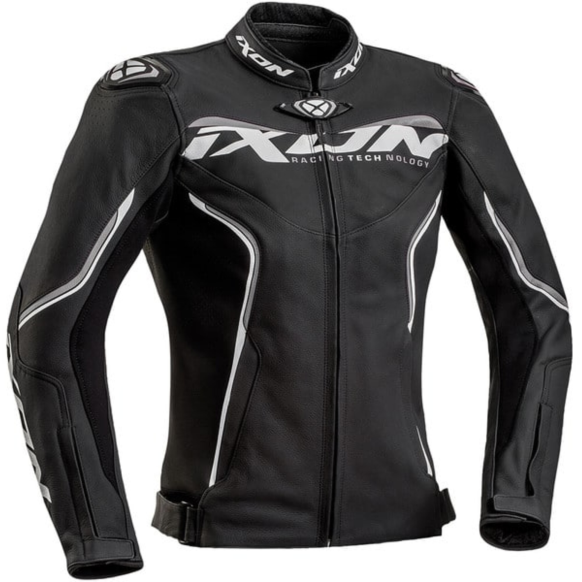 Blouson Femme Ixon Lady Trinity Noir Blanc Gris - 2XL