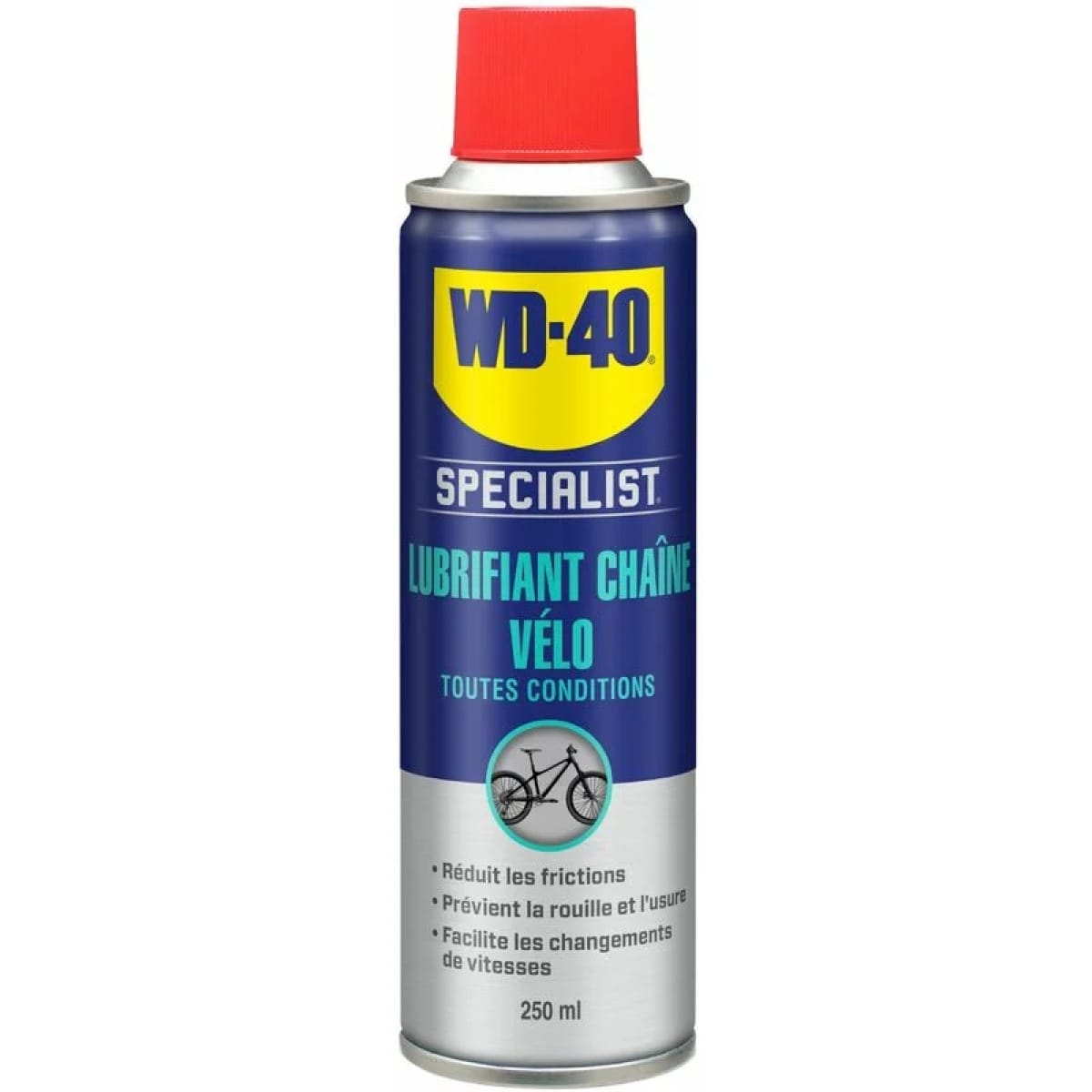 Lubrifiant Chaine Vélo WD40 Toutes Conditions 250ml