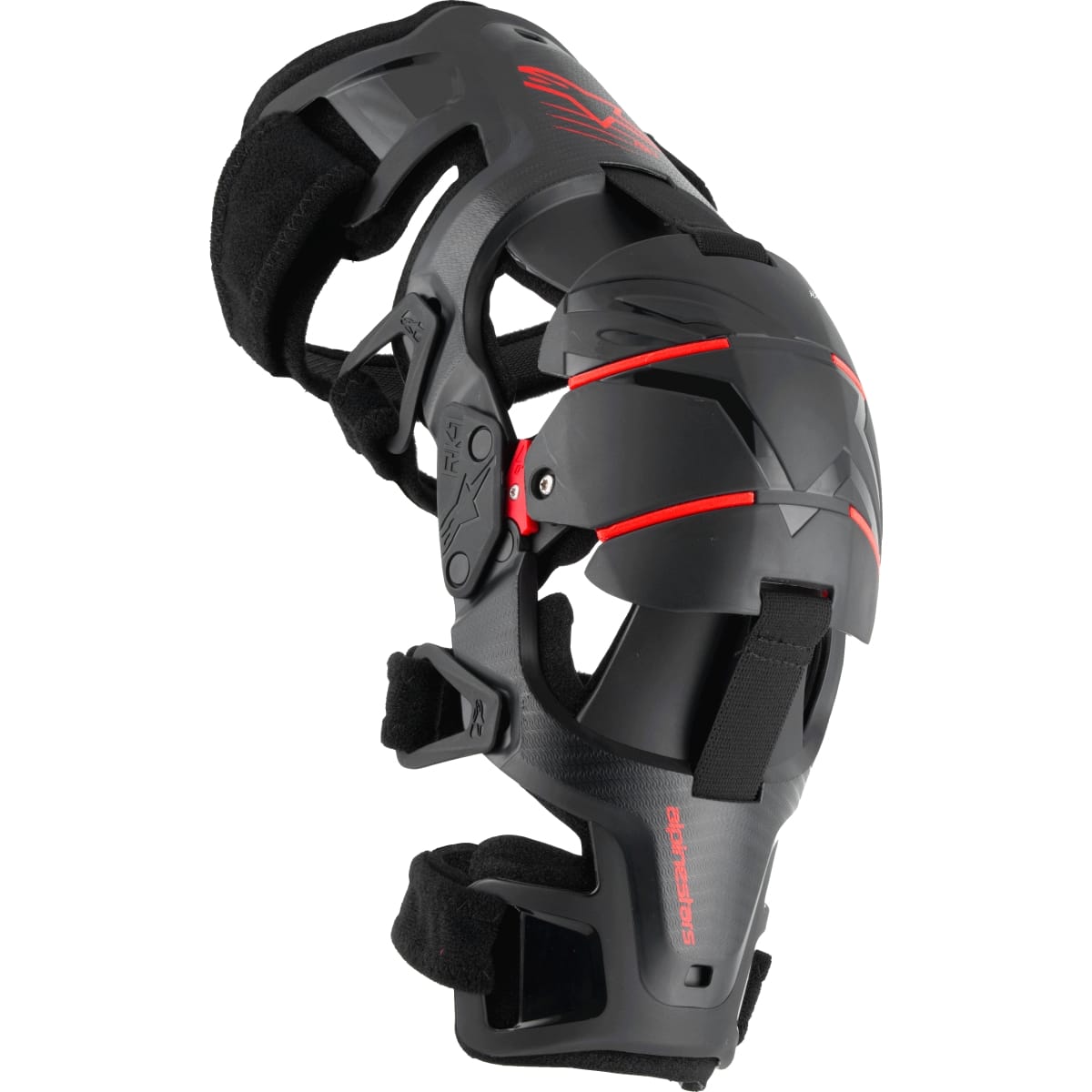 Genouillères Cross Alpinestars RK-1 Plasma Noir Rouge